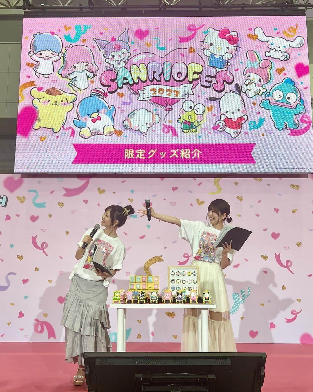 maichanBaoBaoのインスタグラム：「サンリオフェス2023ありがとうございました✨MCさせて頂いて楽しかったです♬tiktokライバーの皆とも仲良くなれて嬉しかった👼💕  応援してくれたリスナーの皆様、協力してくださってスタッフの方々本当にありがとうございました😊💕」