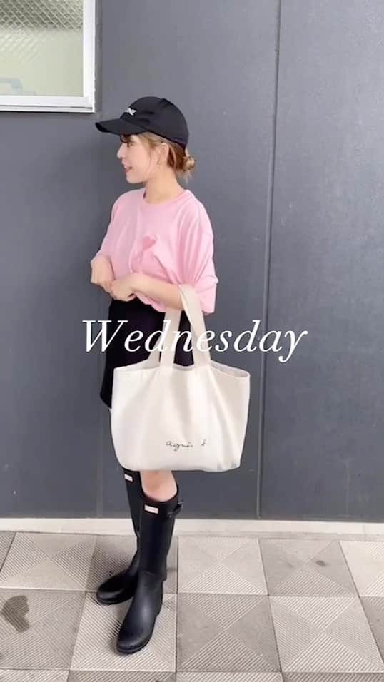 のインスタグラム：「最近の１週間code♥️♥️  #ままコーデ #ママファッション #ママコーデ #ママコーデプチプラ #ママコーデファッション #20代ママ #20代コーデ #20代ママコーデ #お団子ヘア #ミディアムヘア」