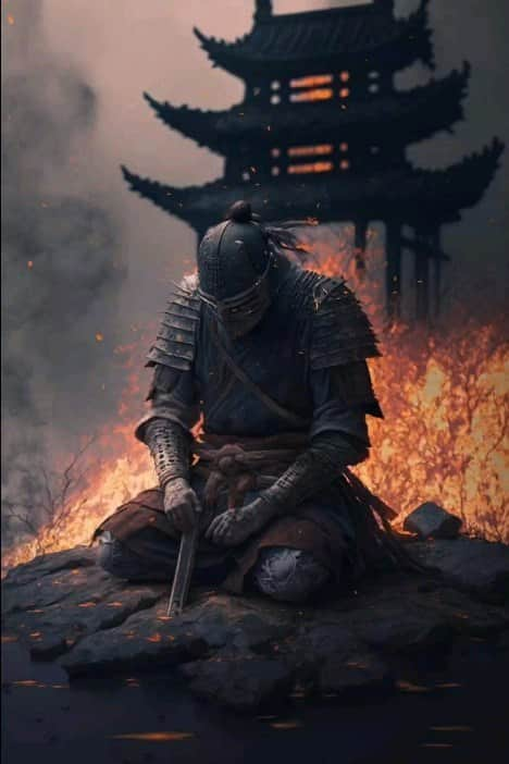 アンディ・サワーのインスタグラム：「The way of a samurai is always uncertain and fierce, but above all liberating in victory and loss!  #samurai #spirit #warrior #life #conciousness #awakening」