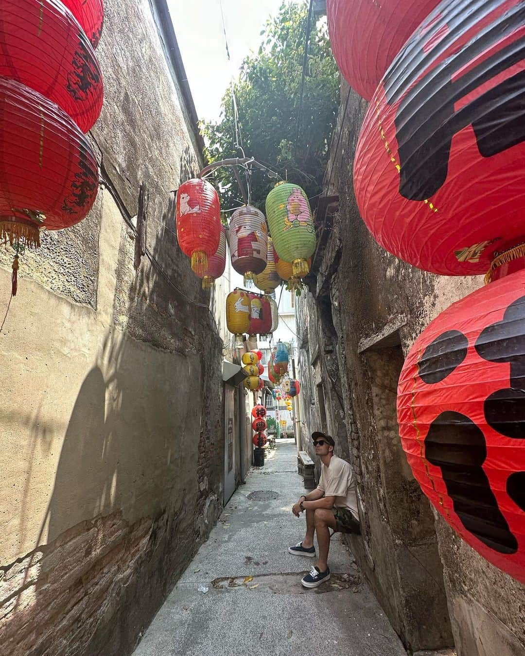 一柳夢吾のインスタグラム：「神農街/正興街/國華街  #taiwanexplore#tainanexplore#taiwanlife#taiwan#tainan#台湾探索#台南探索#臺南#神農街#正興街#國華街#一柳夢吾」