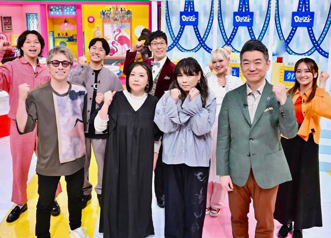 のインスタグラム：「今日  14日よる８時〜 「やすとも・淳のQuiズレ」」