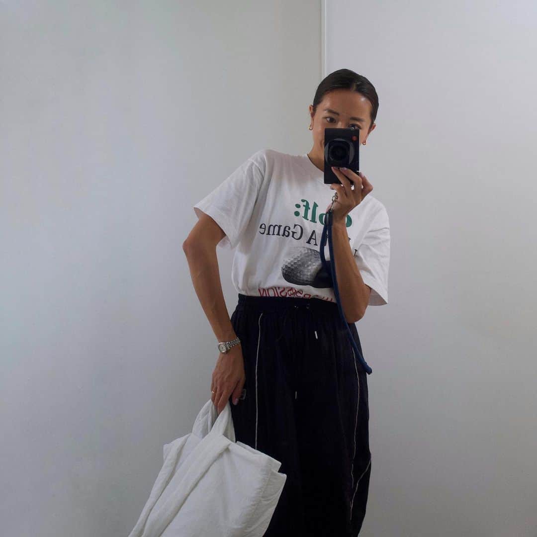 中川珠里さんのインスタグラム写真 - (中川珠里Instagram)「. Today's.  Tshirts : 名古屋の古着屋さん pants : @prankproject_official  bag : @null._official_ コラボ」6月14日 18時42分 - juri1104