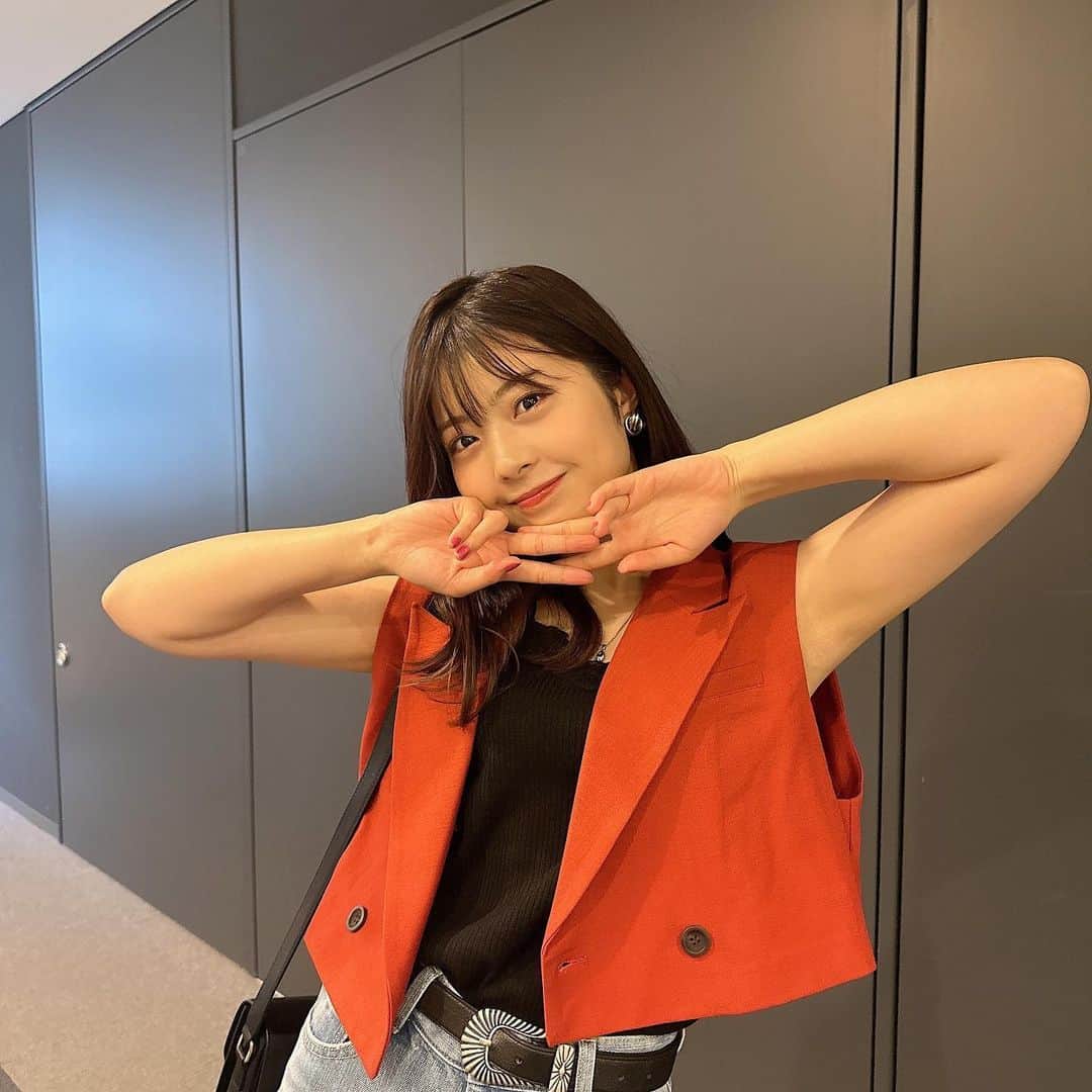 ゆなさんのインスタグラム写真 - (ゆなInstagram)「お久しぶりの私服ちゃん❤️🖤 奥二重になってる日なのであまり目はみないでください！😤」6月14日 19時24分 - _yunachannel