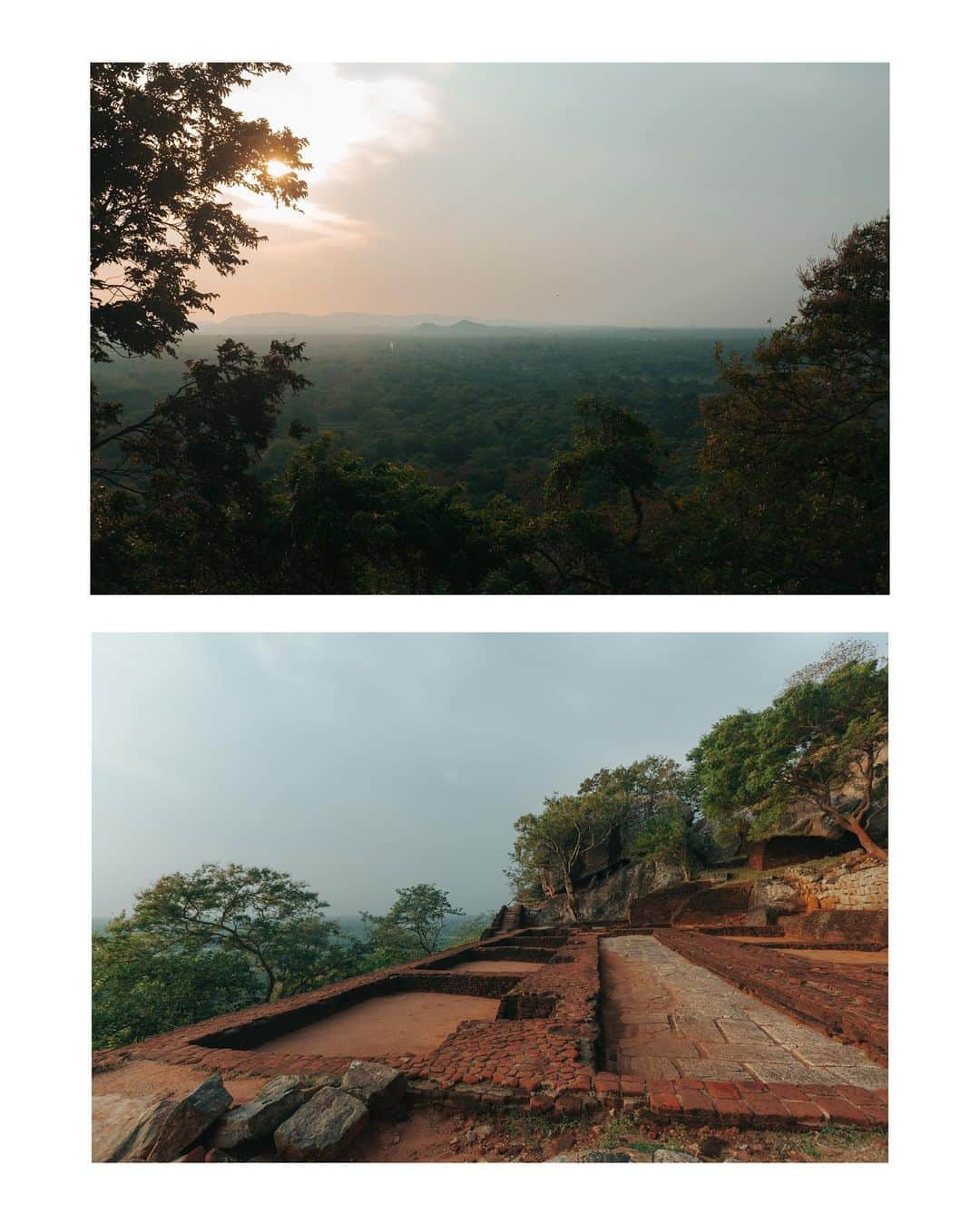 Putri Anindyaさんのインスタグラム写真 - (Putri AnindyaInstagram)「The ancient rock fortress Sigiriya //   Sigiriya or Sinhagiri is a massive landmark at the middle of Sri Lanka. I went there at the sunset time but didn’t get to the top because I was kinda afraid to go up and had to go down when it’s dark. There are approx 1200 steps of stairs to go to the top. I climbed until The last stairs before the top as you can see on the 6th slide. It looks like a lion’s gate.   The name of this place is derived from this structure; Sīnhāgiri, the Lion Rock (an etymology similar to Sinhapura, the Sanskrit name of Singapore, the Lion City).  It was used as a Buddhist monastery until the 14th century. Sigiriya today is a UNESCO listed World Heritage Site. It is one of the best preserved examples of ancient urban planning.   Truly one of the best ancient landmark I’ve seen in my life. I felt like Short Round of Dr Jones at that moment lmao.」6月14日 19時26分 - puanindya