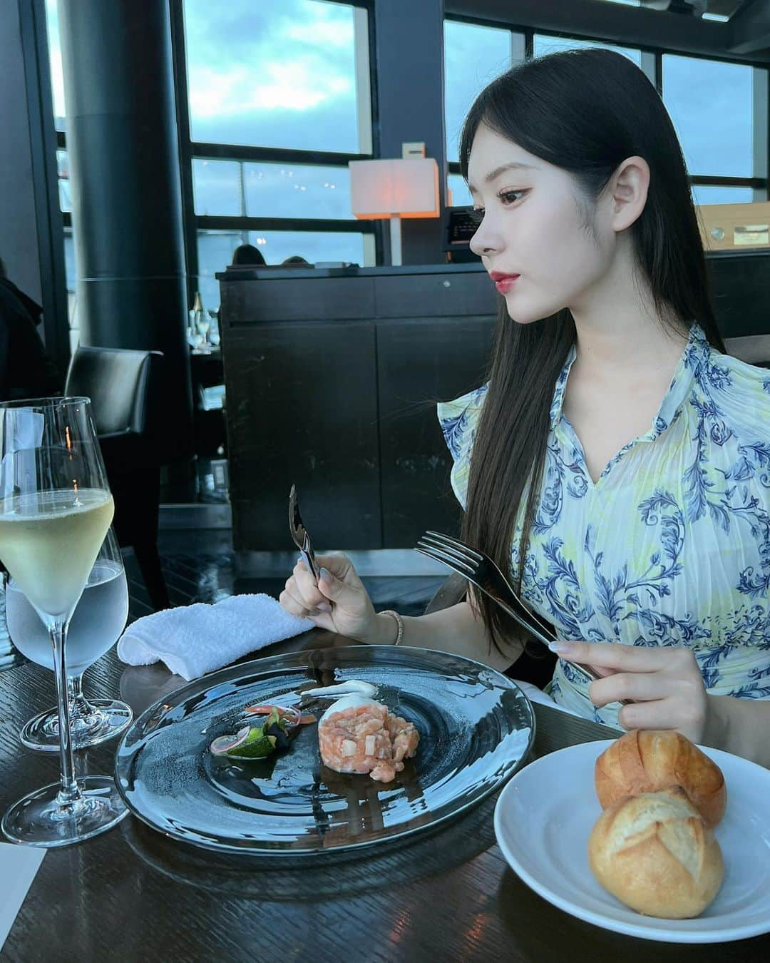 加藤美南さんのインスタグラム写真 - (加藤美南Instagram)「久しぶりにゆっくり食べた日🍽️💕  @barlounge_majestic  #barloungemajestic」6月14日 19時43分 - minamikato_0115