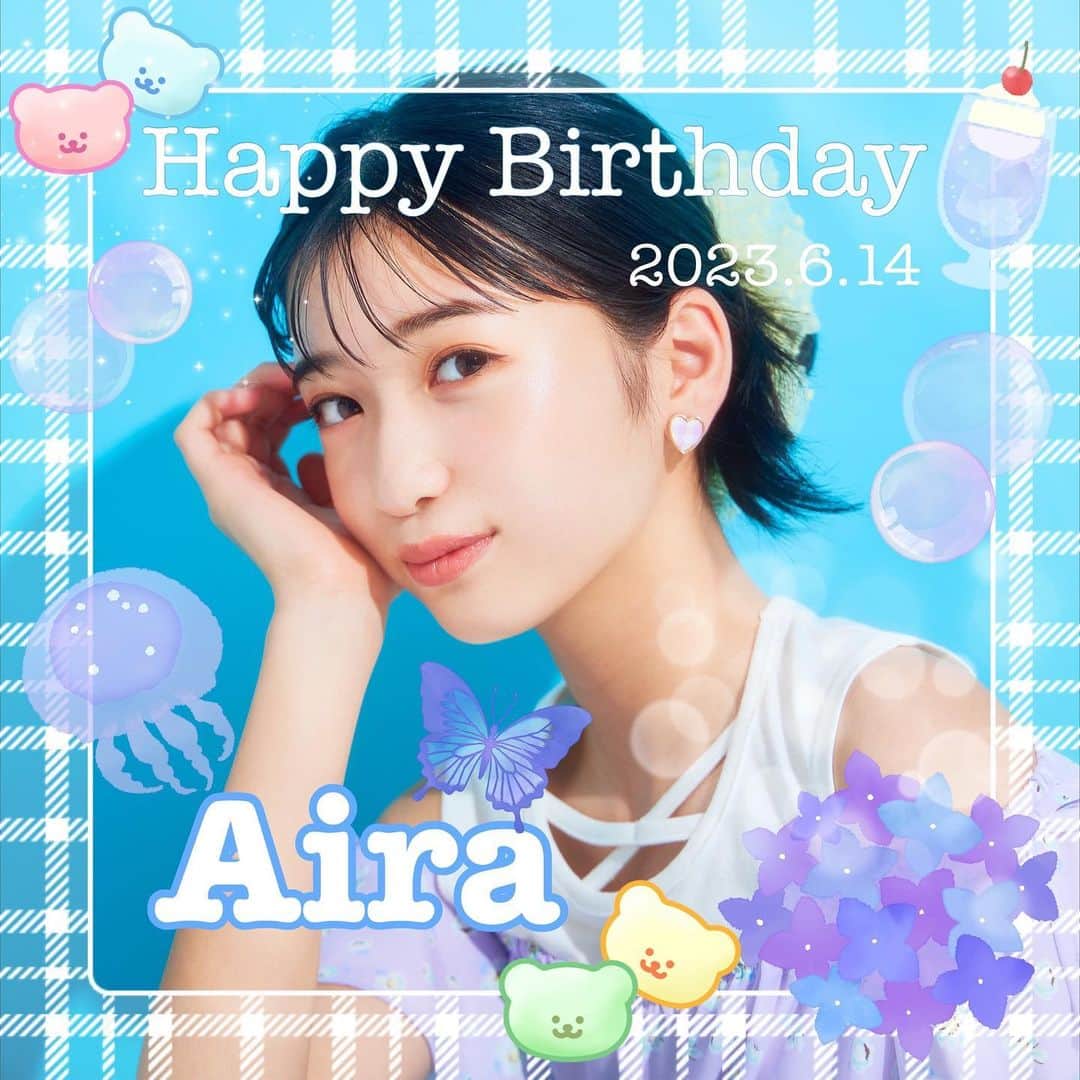 ニコ☆プチのインスタグラム：「🎂 本日はアイラのお誕生日🤍 おめでとう☺️✨ #ニコプチ #ニコプチモデル #js6 #新井葵来 #小学生ファッション #happybirthday」