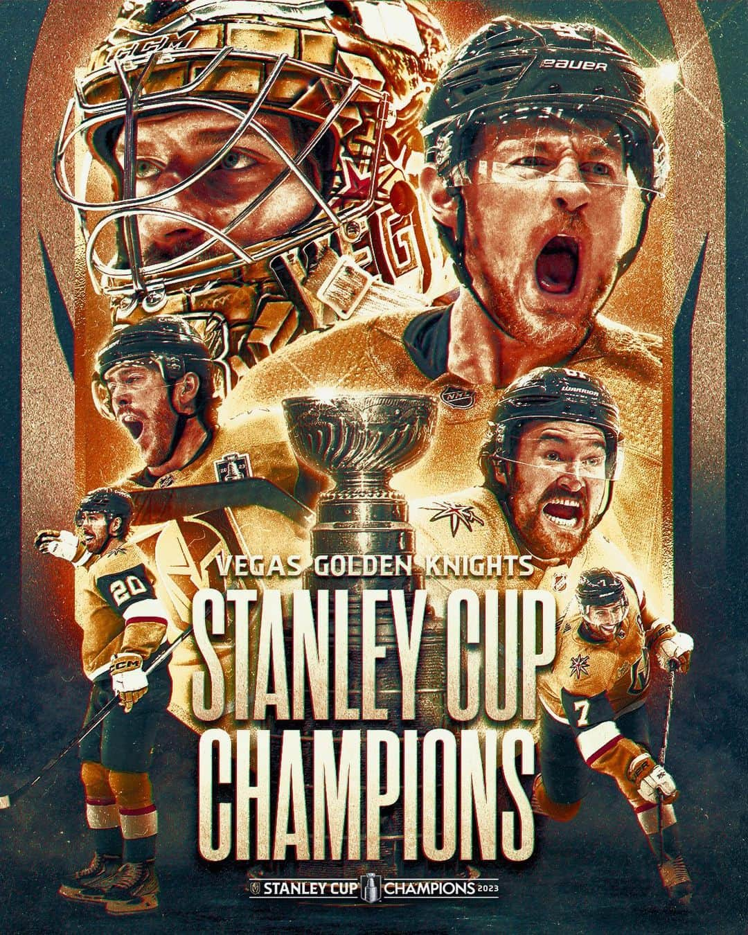 NHLさんのインスタグラム写真 - (NHLInstagram)「THE VEGAS GOLDEN KNIGHTS ARE YOUR 2022-23 #STANLEYCUP CHAMPIONS!!! 🏆」6月14日 11時55分 - nhl