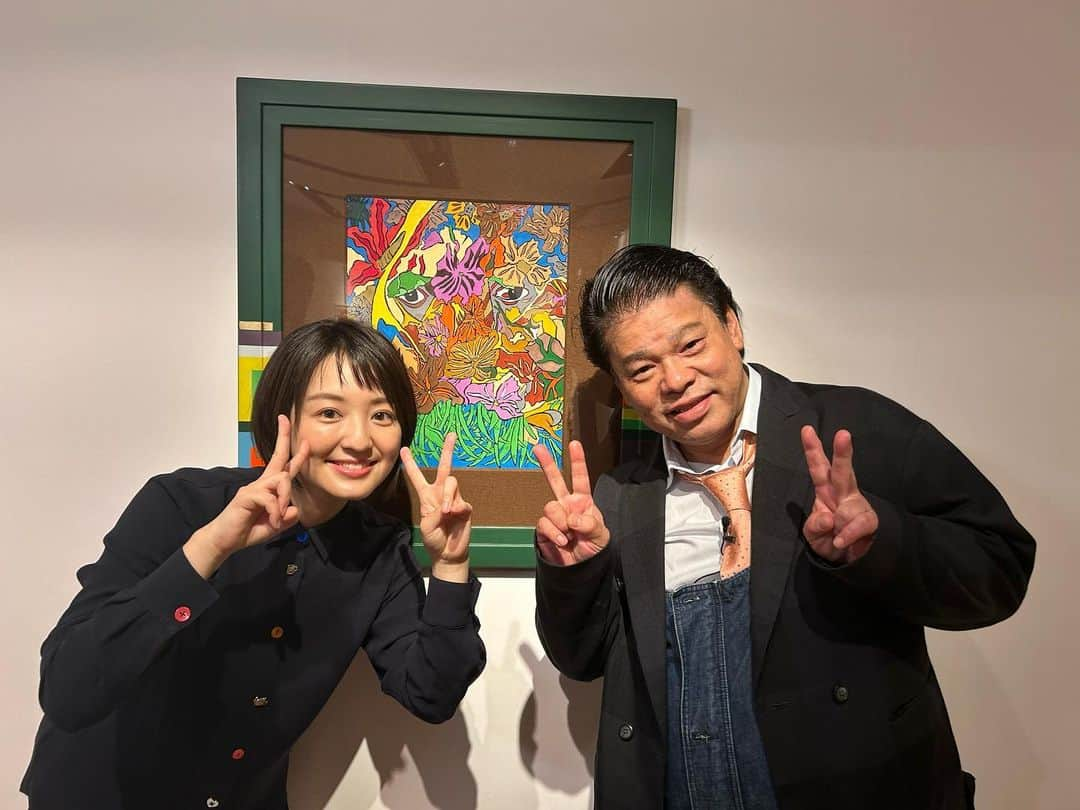 藤林温子さんのインスタグラム写真 - (藤林温子Instagram)「. 🎨🖼️ . ジミー大西さんの個展の取材へ！！  ジミー大西 画業30年記念作品展「POP OUT」 阪急うめだ本店で 今日から26日まで 開催されます！ . 色の使い方 筆の重ね方 ジミーさんが爆発していました！ 是非皆さんも体感してください！ #ジミー大西  さん #POPOUT」6月14日 13時48分 - atsuko_fujibayashi