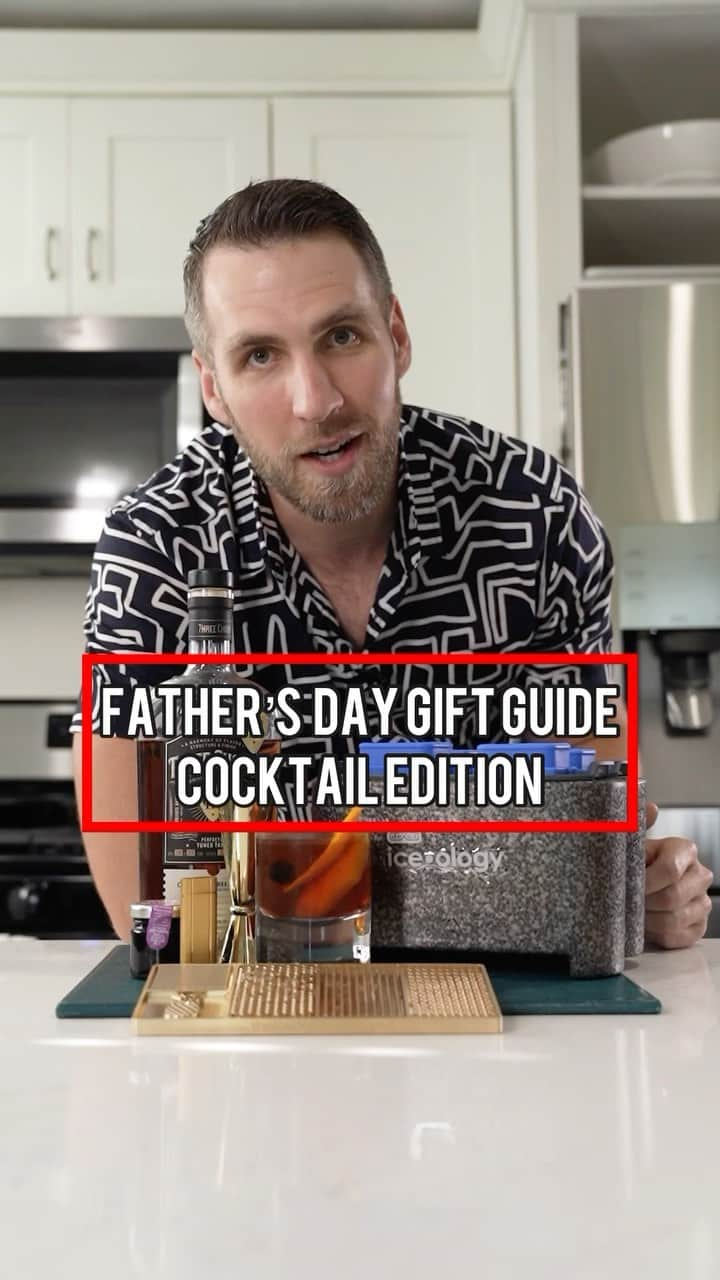 Gents Loungeのインスタグラム：「Take Dad’s cocktail game to the next level and get him one or all of the things on this list! #fathersday #mixologygifts #cocktailice」