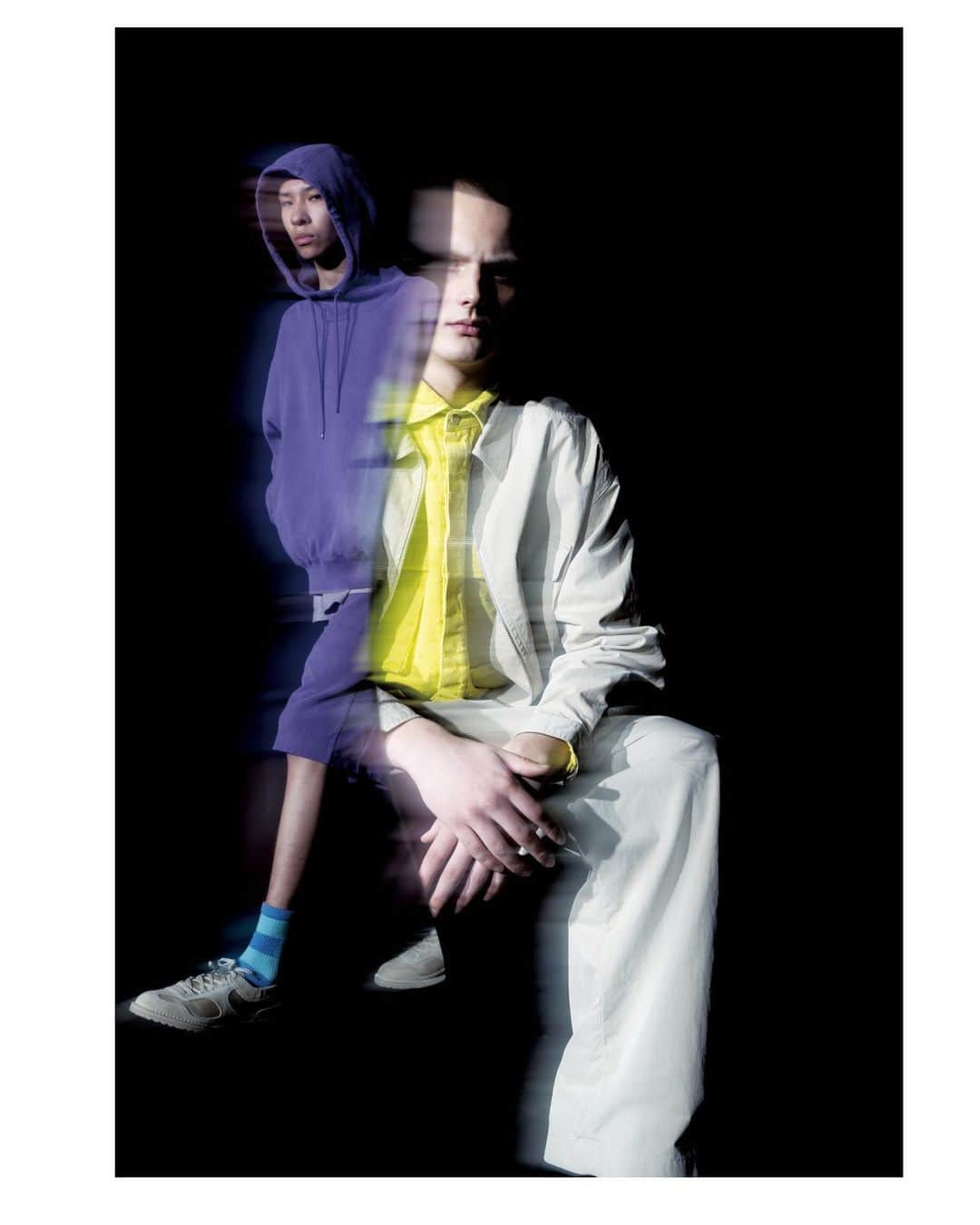 GRINDのインスタグラム：「. C.E for GRIND Vol.106 2023 SPRING/SUMMER  “Object Relations”  Photo_Guy Bolongaro Talents_Carlos Perez, Harry Sillence Casting_Aymeric Pichegrain Art Department_Tom Porter Photographer Assistant_Callum Su Production_SevenSix Edit_Shuhei Kawada  #grind #grindmagazine #unexpected #cavempt」