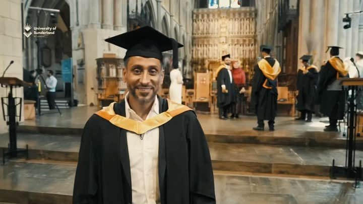 サーミー・アル＝ジャービルのインスタグラム：「اللهم لك الحمد من قبل ومن بعد، بفضل الله أعود بدرجة الماجستير في إدارة الأعمال من جامعة ساندرلاند في لندن.」