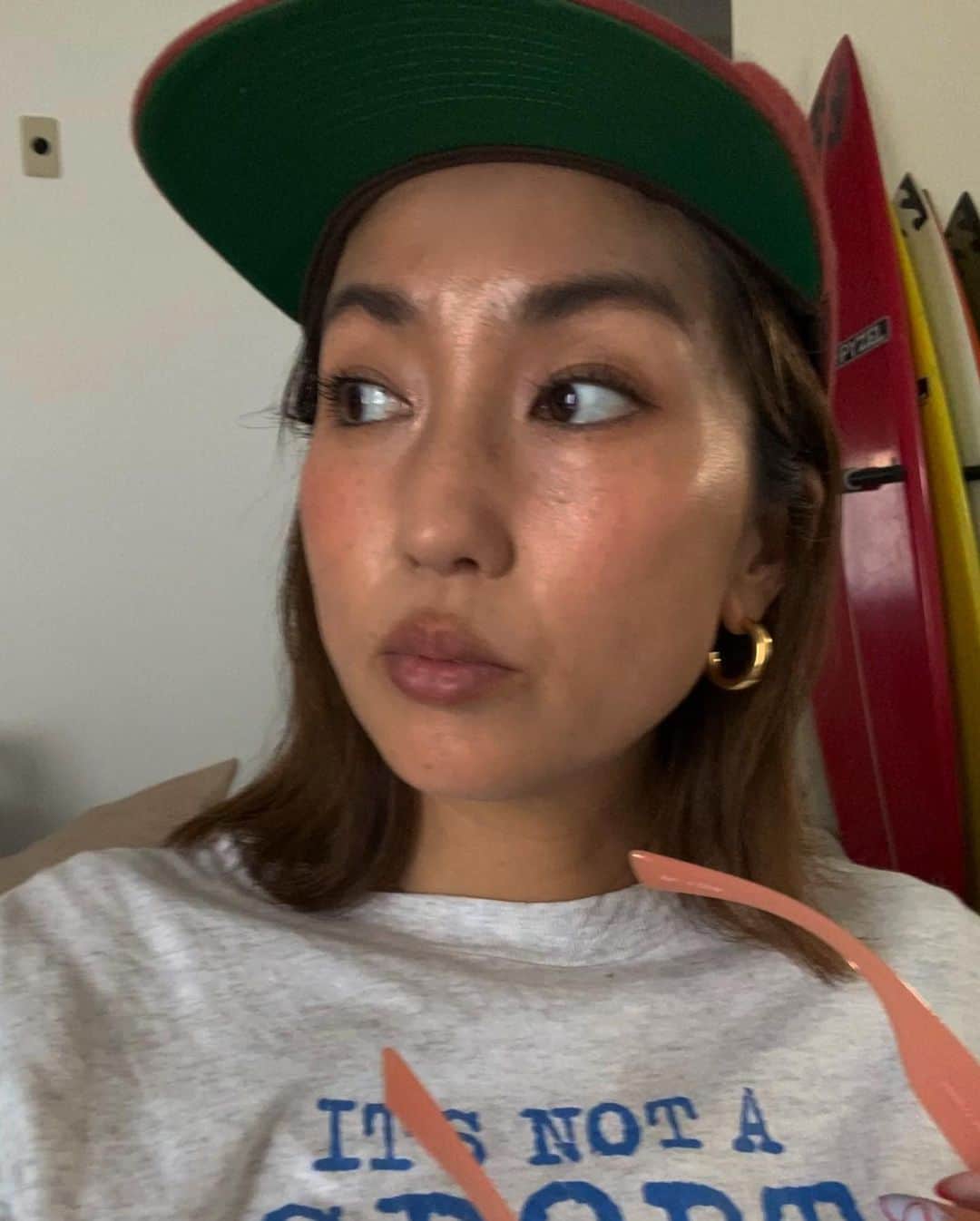 堀舞紀のインスタグラム：「☄️☄️☄️ beach▶︎supermarket。」