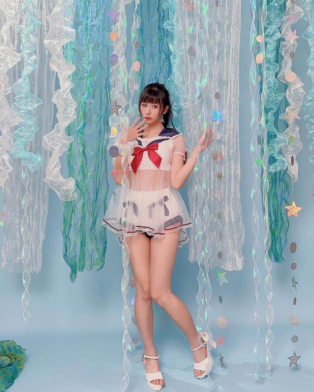宮田留佳さんのインスタグラム写真 - (宮田留佳Instagram)「🐬🦑🦑 這衣服真的有點像美少女戰士欸 「Power！！！」 #哈哈哈哈哈哈 #みんなー！#六月份 #AKB48TeamTP #AKB48 #宮田留佳 #嚕卡 #followme」6月14日 18時19分 - ruka_akb48teamtp