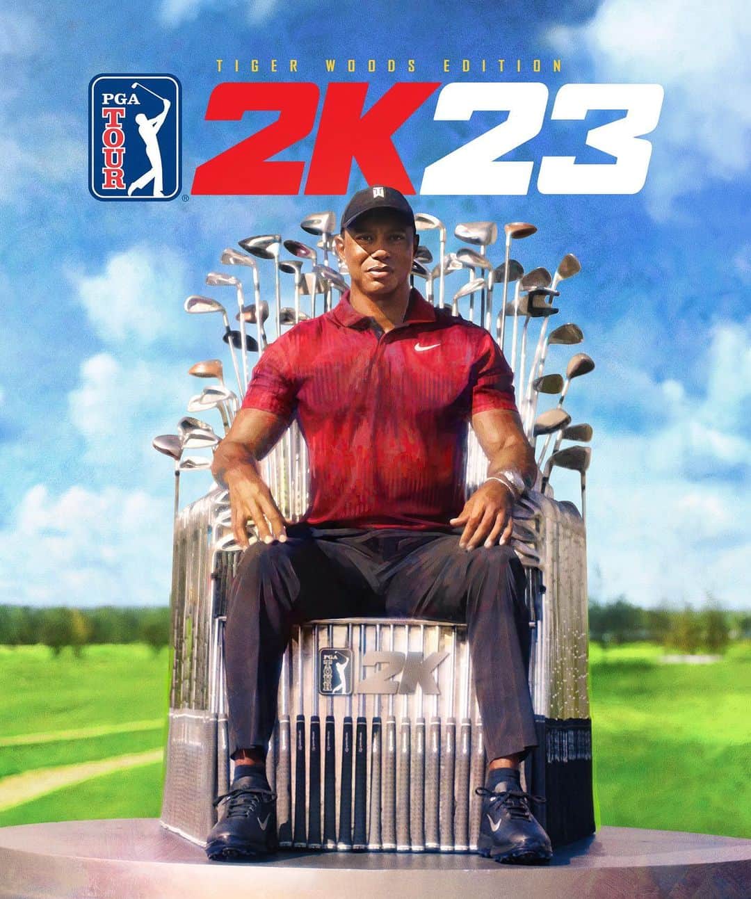 2Kのインスタグラム：「A fresh @tigerwoods Edition cover in celebration of a MASSIVE week of golf! 😤  Get 50% off our Tiger Woods Edition now on @xbox.」