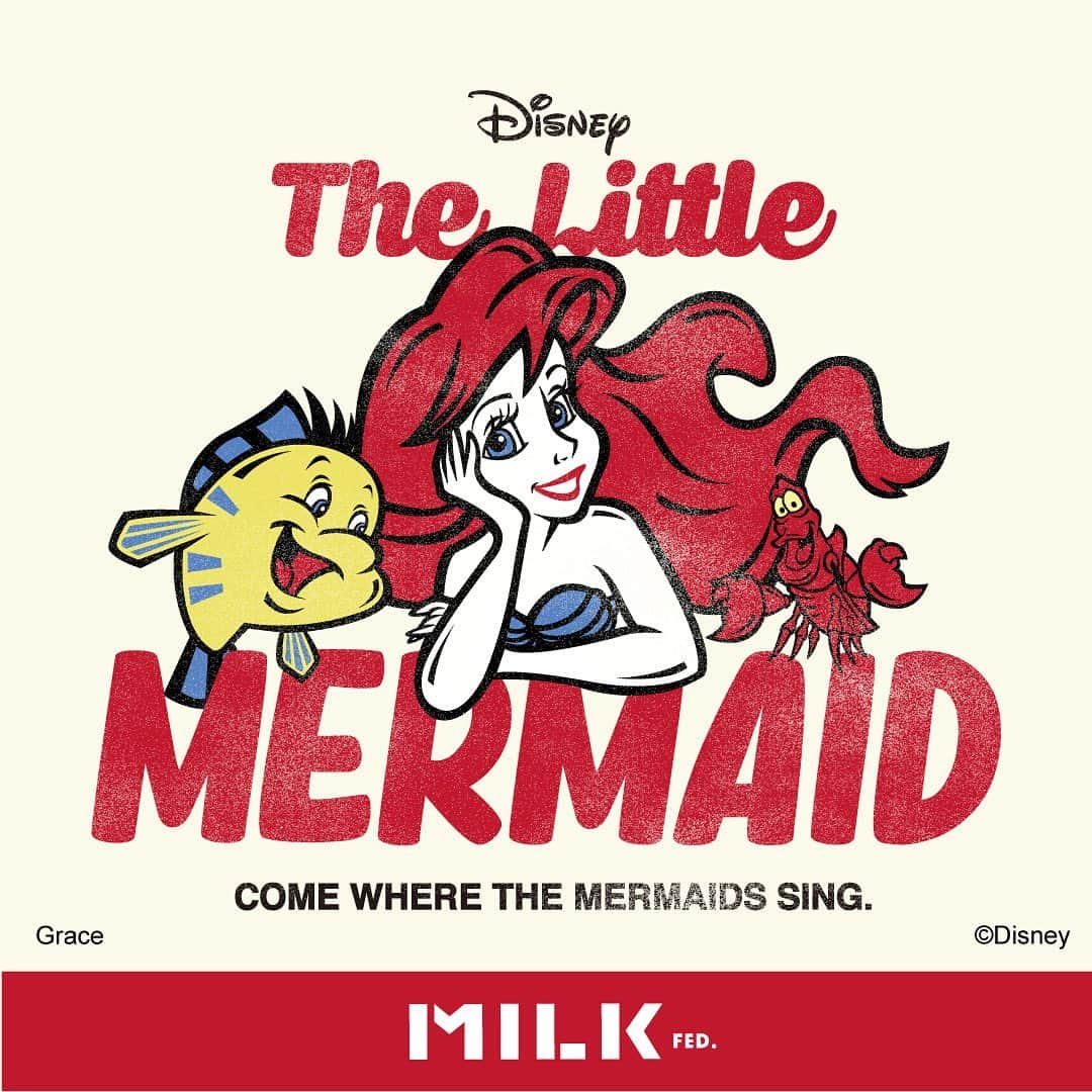 MILKFED.さんのインスタグラム写真 - (MILKFED.Instagram)「【MILKFED.】 ＜The Little Mermaid＞Collection 6/15 (THU) RELEASE!!  ⁡ MILKFED.から＜The Little Mermaid＞Collectionが 明日6/15(木)よりMILKFED.新宿にて限定発売スタート。 ⁡ 夏にぴったりな爽やかカラーと アリエル、フランダーのグラフィックが キュートな Tシャツ、トートバッグ、キーホルダーがラインナップ。 ⁡ ⁡ ☑MILKFED./THE LITTLE MERMAID/SS TEE　 ￥6,050 intax （WHITE,LtBLUE/ONESIZE) ☑MILKFED./THE LITTLE MERMAID/TOTE BAG　￥6,600 intax  ☑MILKFED./THE LITTLE MERMAID/KEY CHAIN　￥1,650 intax  ⁡ ●お取り置き、店舗通販も受け付けておりますので、 お気軽に店舗へお問い合わせください。  ⁡ ⁡ 【MILKFED.新宿】  東京都新宿区新宿3丁目38番1号 ルミネエスト3F TEL:03-5315-4678 ⁡ ⁡ ⁡ ⁡ #milkfed #milkfedjp #ミルクフェド #アリエル #ザリトルマーメイド #新宿ルミネエスト」6月14日 21時13分 - milkfedjp