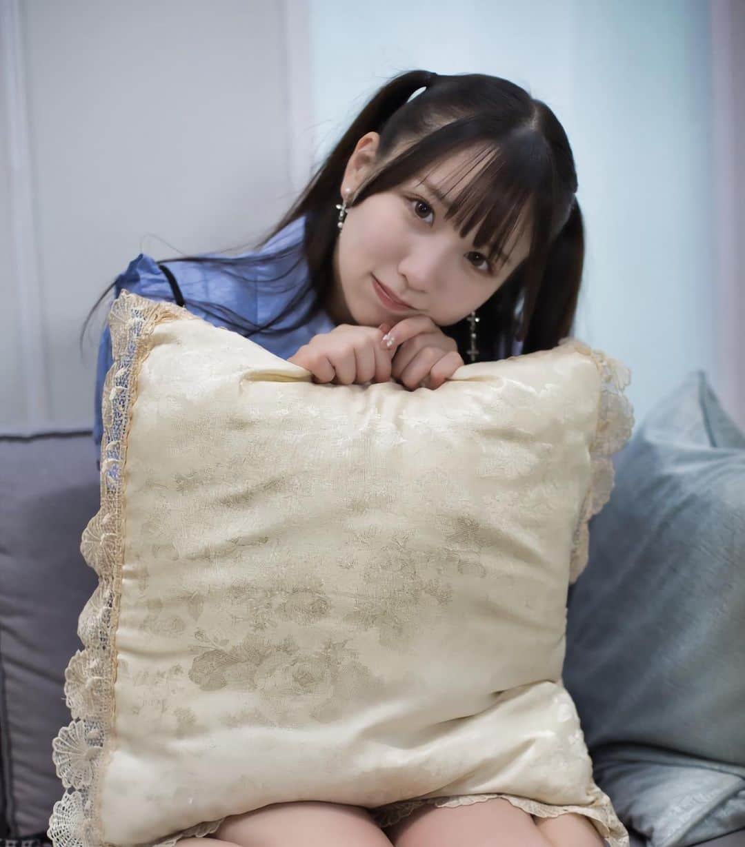 柳川みあのインスタグラム：「この前の撮影会でのしゃしん🩵」