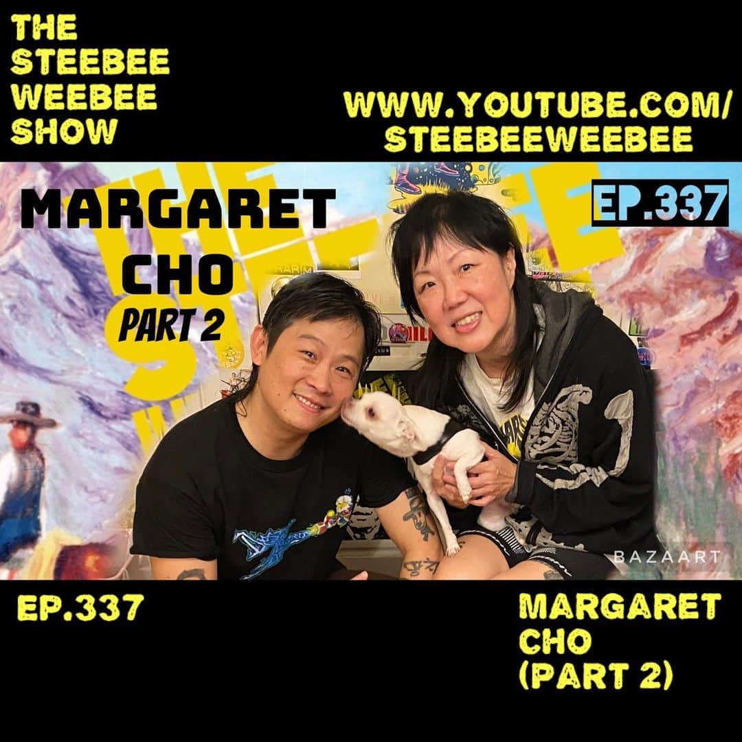 マーガレット・チョーさんのインスタグラム写真 - (マーガレット・チョーInstagram)「Margaret Cho @margaret_cho joins The Steebee Weebee Show for the 2nd time!!! We talk about: how she rescued Lucia "The Chihuahua Queen", her paving the way in Stand Up Comedy for other Asians, her parent's acceptance of Margaret's tattoo's, the horrifying Taiwanese film: Incantation, the progression and advancements of Korea, the "late" great musician-David Bowie, her frightening DMT experience-where she witnessed her friends grow into "gigantic flowers", Margaret's love of Power Pop: a form of pop rock based on the early music of bands like The Beach Boys, her growth as a musician & collaborating with artists, her newest film: dealing with the "passing" of a dog ,and much more !!!!Go to: https://www.youtube.com/steebeeweebee to watch.🏡」6月14日 21時16分 - margaret_cho