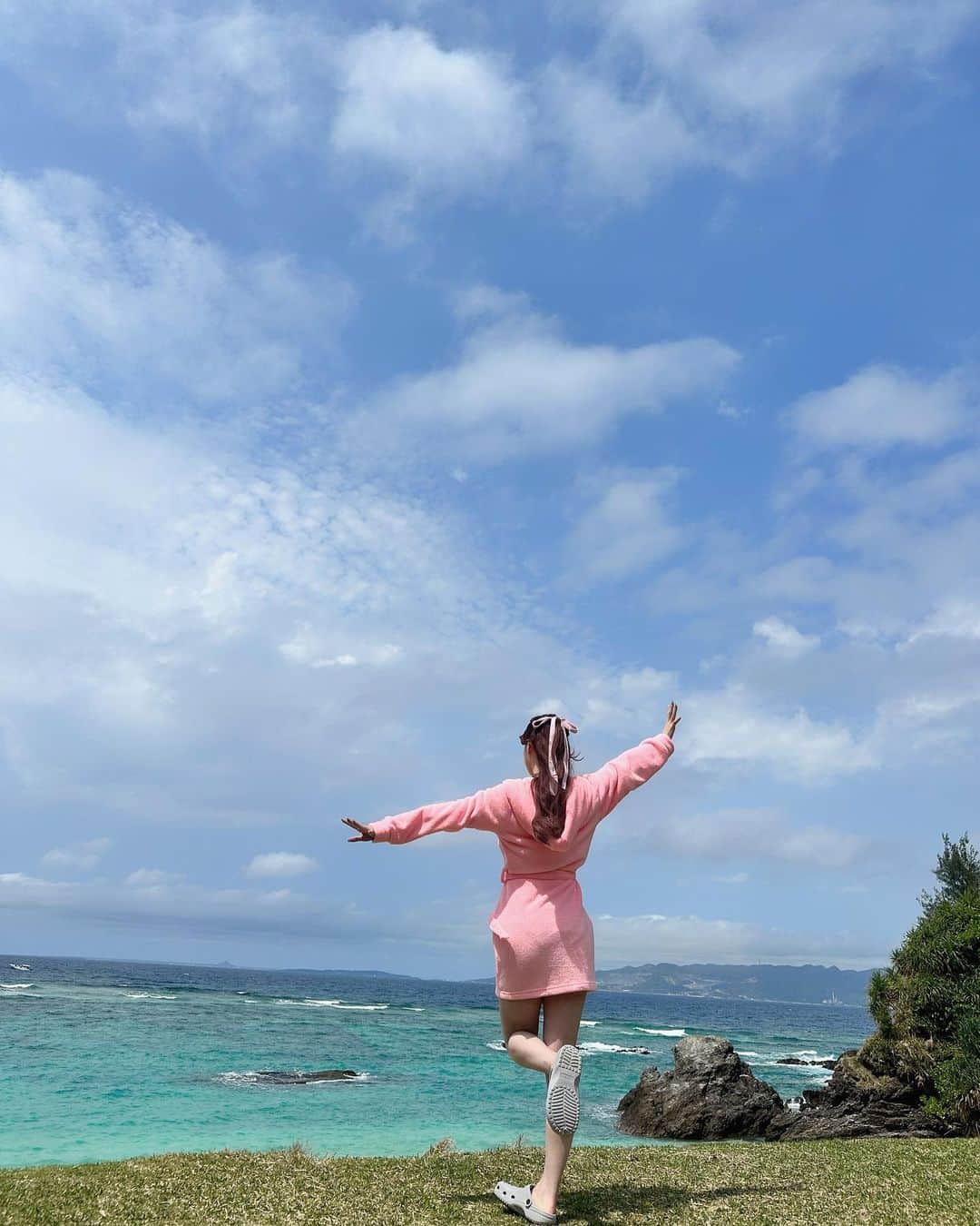 萩田帆風のインスタグラム：「. 綺麗過ぎたー🌞」