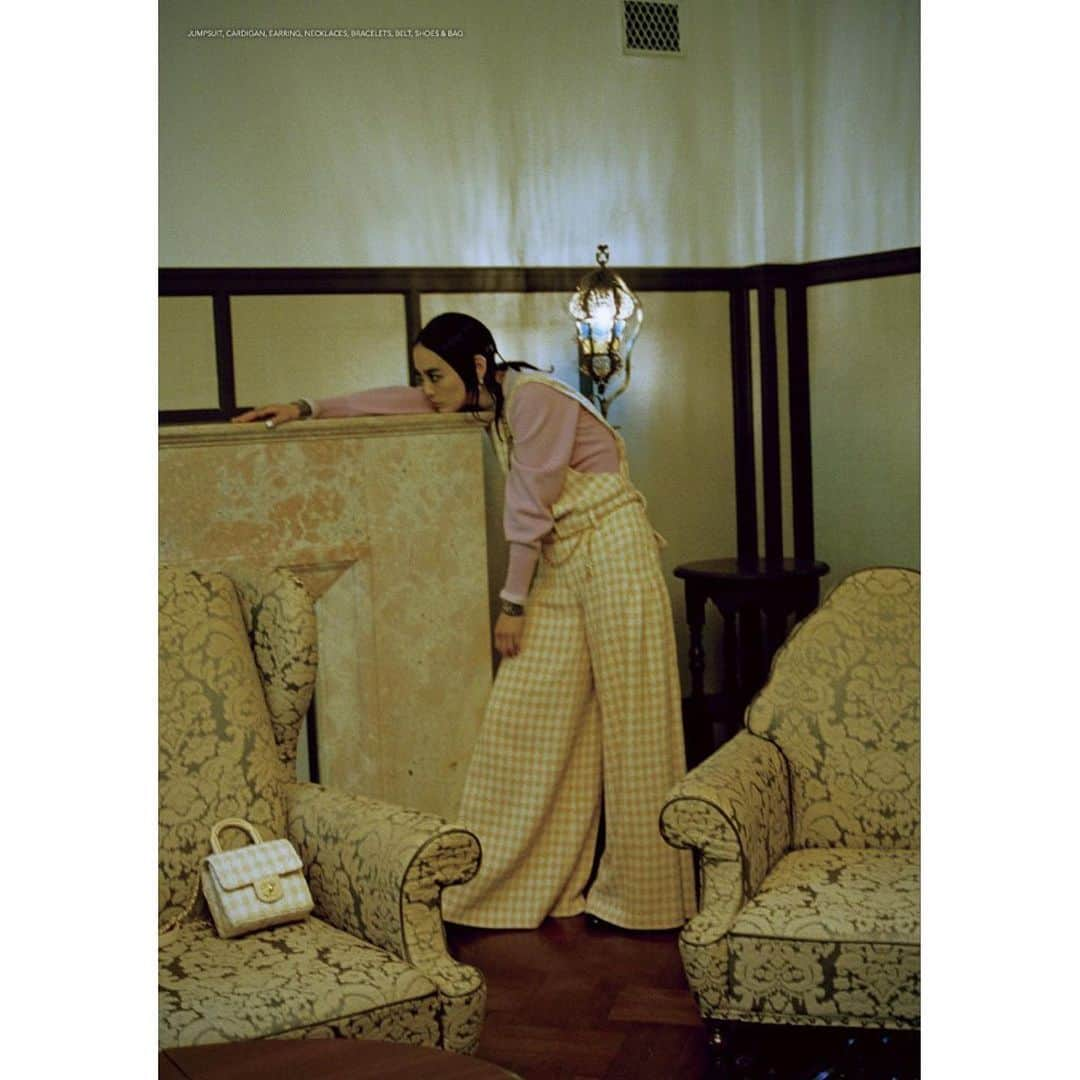 菊地凛子のインスタグラム：「@commonsandsense_magazine  EX. SPECIAL ISSUE04 CHANEL   Photo @reiko_toyama Styling #renren Hair #takayukishibata Make #akikosakamoto   #CHANELinTokyo」