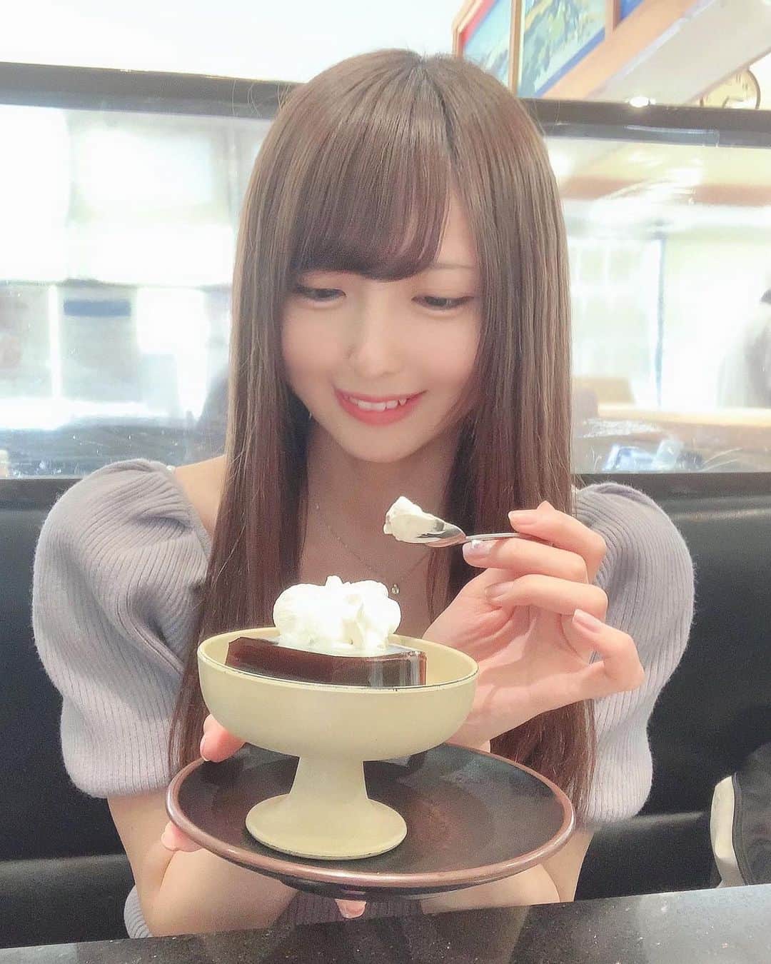 rinoのインスタグラム：「@choushimaru 🤍 🐟　激うまコーヒーゼリー👧🎶  #銚子丸　#コーヒーゼリー　#coffee #寿司」