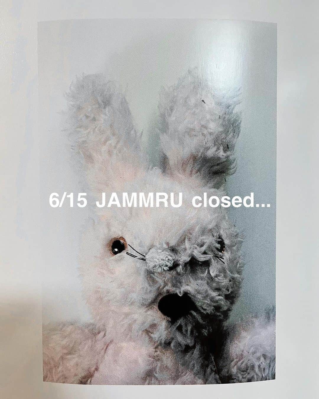 ジャムルのインスタグラム：「明日6/15木曜日は誠に勝手ながらお休みとさせていただきます。 ご来店予定だった方にはご迷惑をおかけいたしますが、お間違えのないようにお願いいたします。」