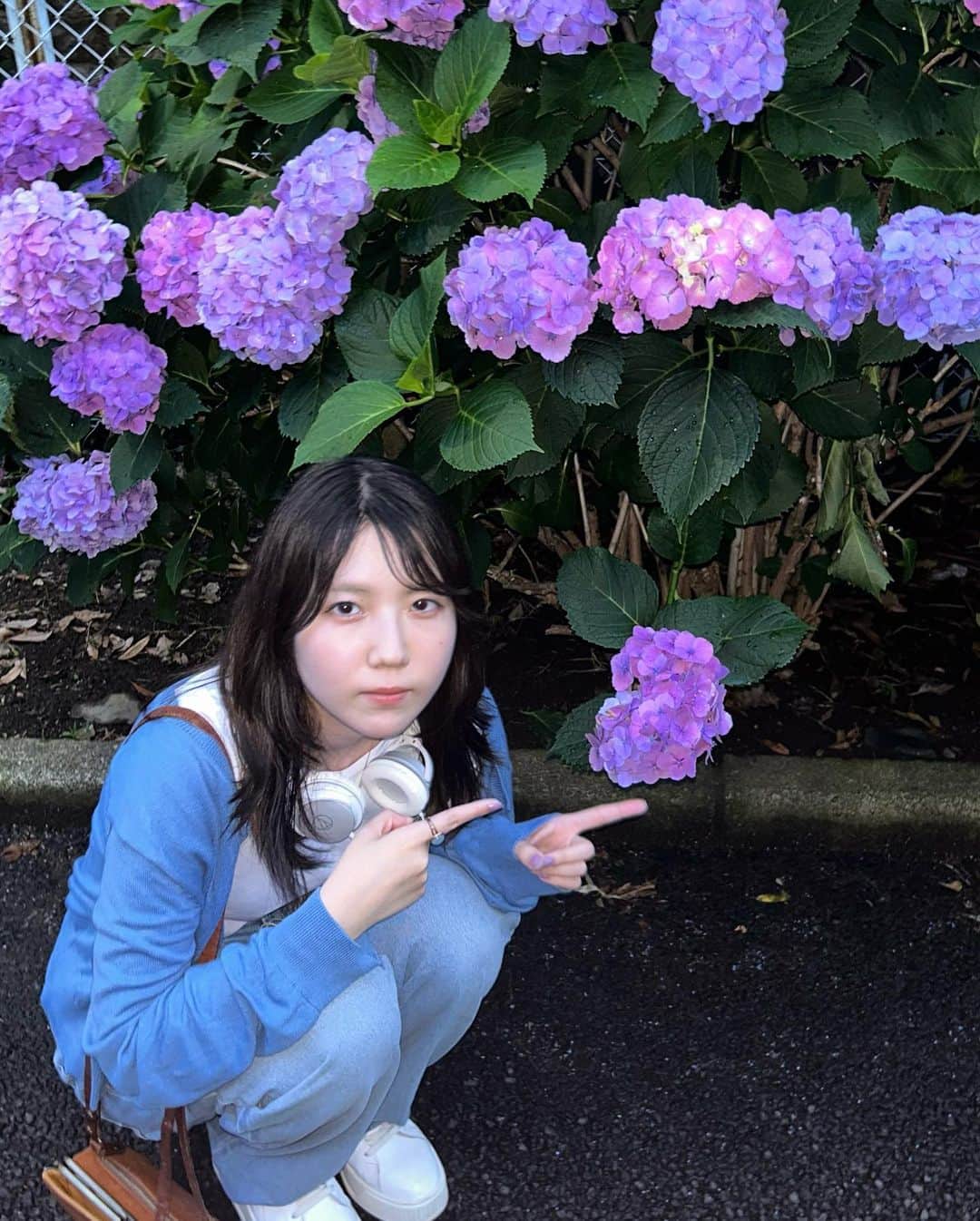 りかこさんのインスタグラム写真 - (りかこInstagram)「当日券なくて長谷寺の紫陽花見れなかったけど、明月院もそこら辺もぜ～んぶ綺麗に咲いてたのでヨシ👉」6月14日 22時41分 - ri_reeee