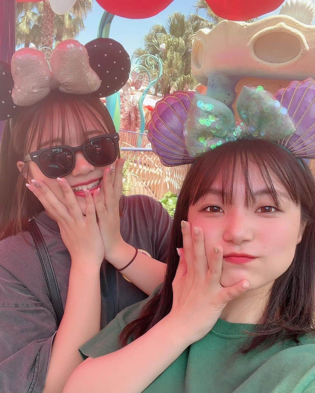 姫乃夢月のインスタグラム：「#むつまな  #ディズニーシー  #姫乃夢月  #tds  #らぶち」