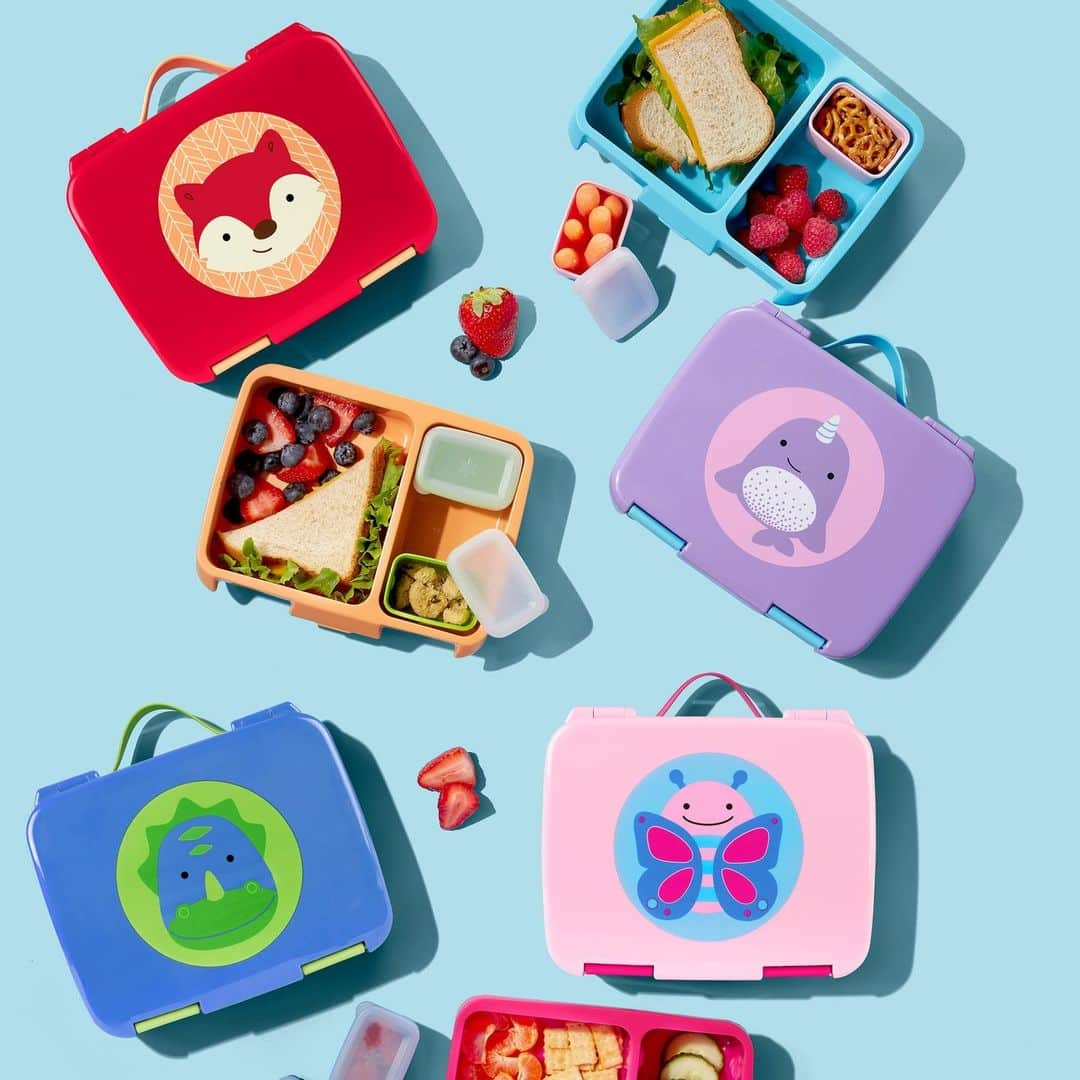 Skip Hopさんのインスタグラム写真 - (Skip HopInstagram)「Packing lunch just got easier! Our NEW ZOO® Bento Lunch Boxes are a smart solution for kid-size portions & options! 🥪 🍓🥨  #skiphop #musthavesmadebetter #lunch #lunchbox #kidslunch #bentobox #kidslunchbox #snacks #mealtime」6月15日 0時05分 - skiphop