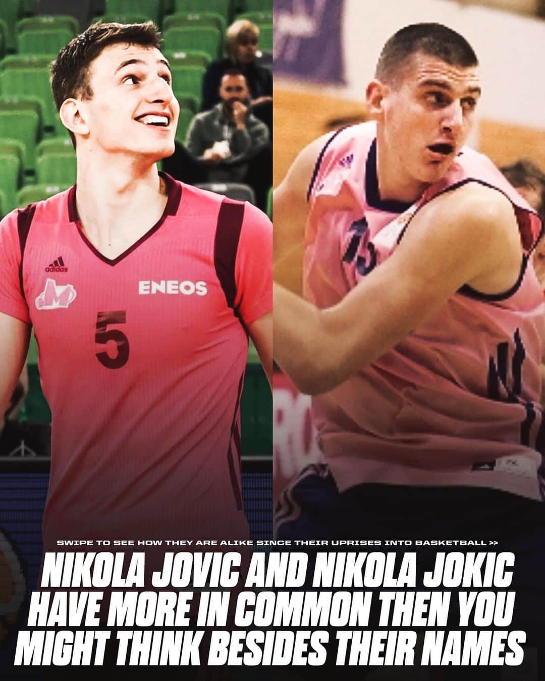 ニコラ・ヨキッチさんのインスタグラム写真 - (ニコラ・ヨキッチInstagram)「Nikola Jovic and Nikola Jokic have more in common then you might realize (SWIPE) 👀」6月15日 1時03分 - jokicnikolaofficial