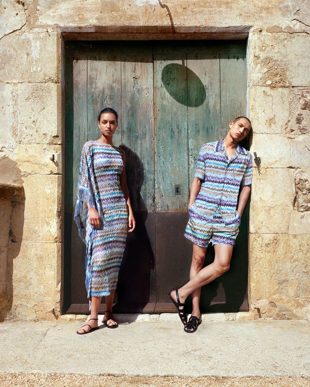 MATCHESFASHION.COMのインスタグラム：「Exclusive to #MATCHES: the @missoni summer capsule for couple goals on your next vacation.  Tap to shop.」
