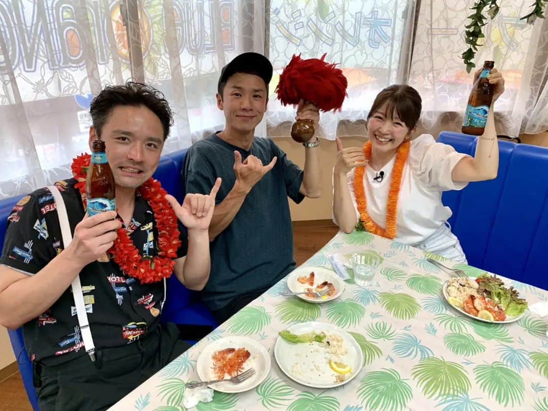 宇野けんたろうのインスタグラム：「今日は一日番組ロケ。  たくさん食べてお話をして  楽しかったな～。  まだまだ走るのは我慢だね。  しっかり休むよ～！！！  #江戸川元気パラダイス  #江戸川区花火大会 #江戸川区グルメ  #小岩デラックス」
