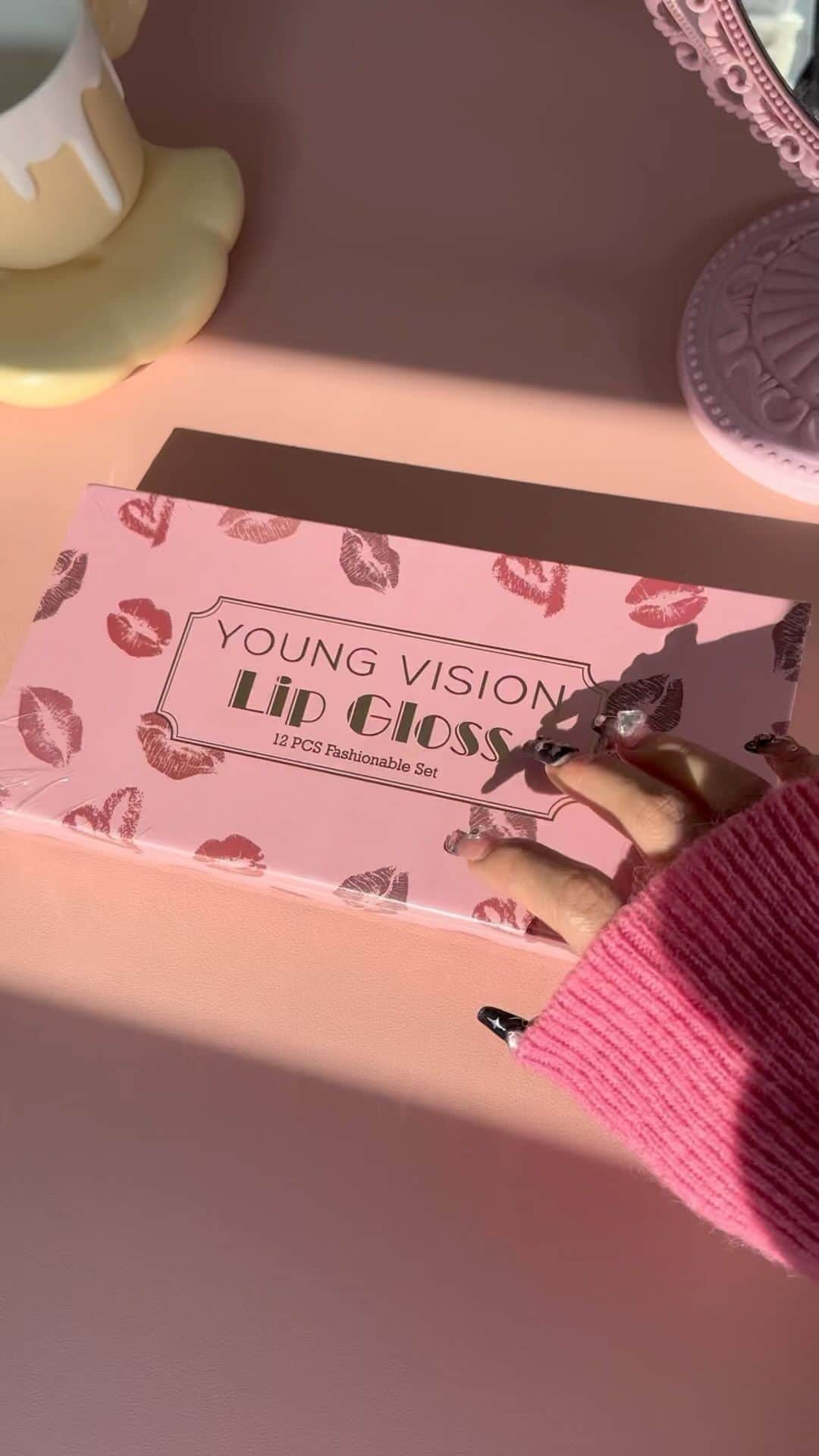 SHEINのインスタグラム：「Swatch and learn, honey! 💄😍 Which lip gloss shades are serving the full fantasy? 👇  🔎13825633  #SHEIN #SHEINforAll #SHEINstyle #fashion #chic #saveinstyle」