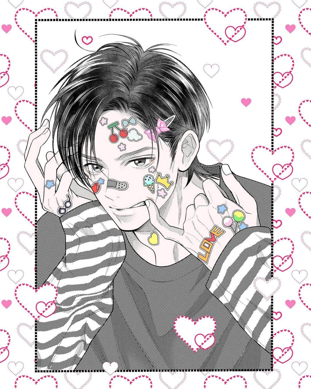 みきもと凜のインスタグラム：「稲妻とロマンス18話。 2枚目はしわしわピカチュウを意識したコマ。ピカ〜 単行本は8月発売予定です🫶🏻」
