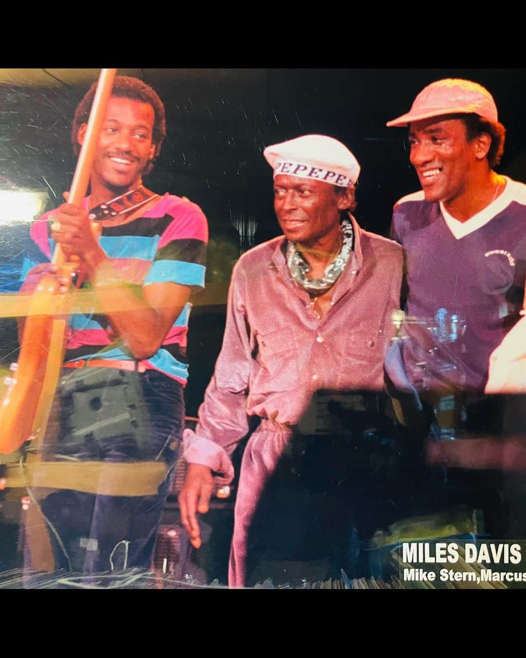 日野賢二さんのインスタグラム写真 - (日野賢二Instagram)「Happy Birthday M3:Mr.Marcus Miller  I Didn’t even realize He went to my high school:LaGuardia High-school of Music & Art. I was heavely Influenced by Miles Davis’s Live Album “We Want Miles”& the one before : ”Man with the Horn”  Also Grover Washington’s  “Wine light” and David Sanborn’s Voyeur “ and “As We Speak” Albums. So You can imagine 15 yrs old me ,already a big fan and watching Marcus at Alumni Concert ,for the first time ….. I was floored….I got to meet him after da gig asking him for lessons…. the next day I woke up changed my Major from Trumpet to Bass! Enough about Me, Happy Birthday Marcus! My biggest Influencer^_^」6月15日 14時04分 - jinobass