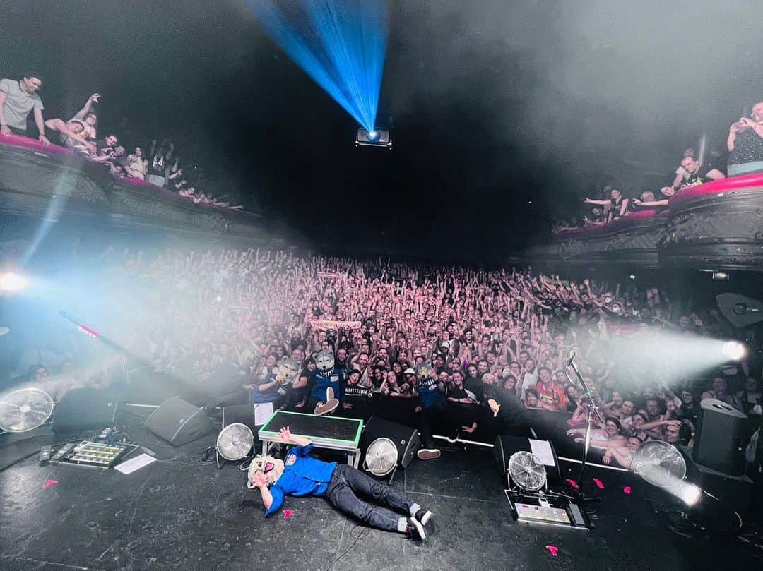 Man With A Missionのインスタグラム：「Wolves on Parade at Le Cigale Paris  The night was phenomenal Merci Paris!!!  #manwithamission  #wolvesonparade  #lacigale #paris #france」