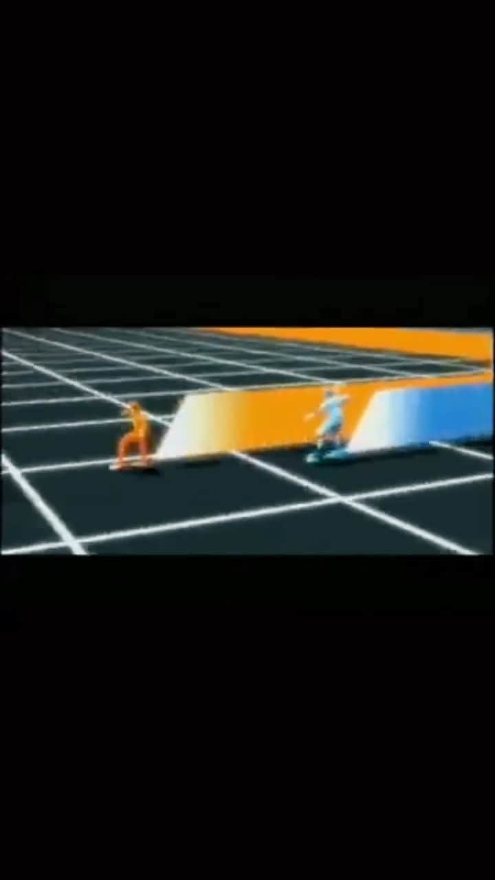 トニー・ホークのインスタグラム：「Ode to Tron: “I am Sci Fi” promo from 2001. My switch game is sick in the digital realm. Thanks to @deanskateboarder for finding this.」