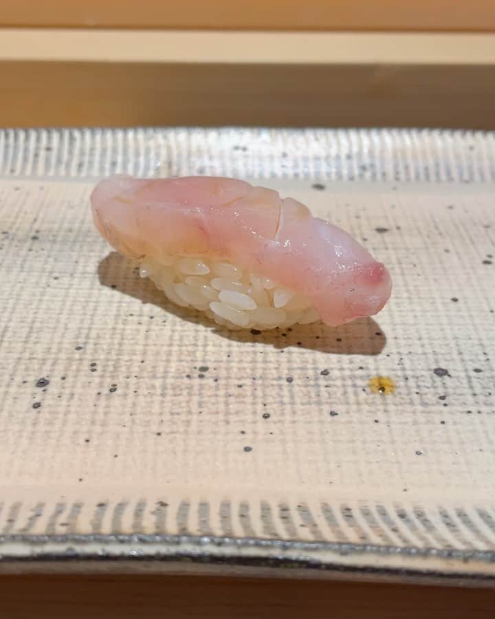 乾雅人のインスタグラム：「鮨 西崎@東北沢 あっという間に予約困難店。東北沢の住宅街、地下にひっそりと佇む隠れ家。 ご主人、西崎さんの探究心は行き着くところを知らず、静かな情熱が胸を打つ。 @sushinishizaki  #鮨西崎」
