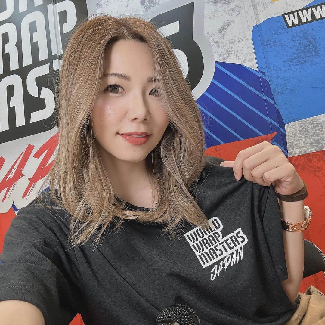 ゆき（メカドル）のインスタグラム：「＊ 今日も朝から ワールドラップマスターズ2023！！ YouTubeで生配信してるので 見てね♡⃛ー！」