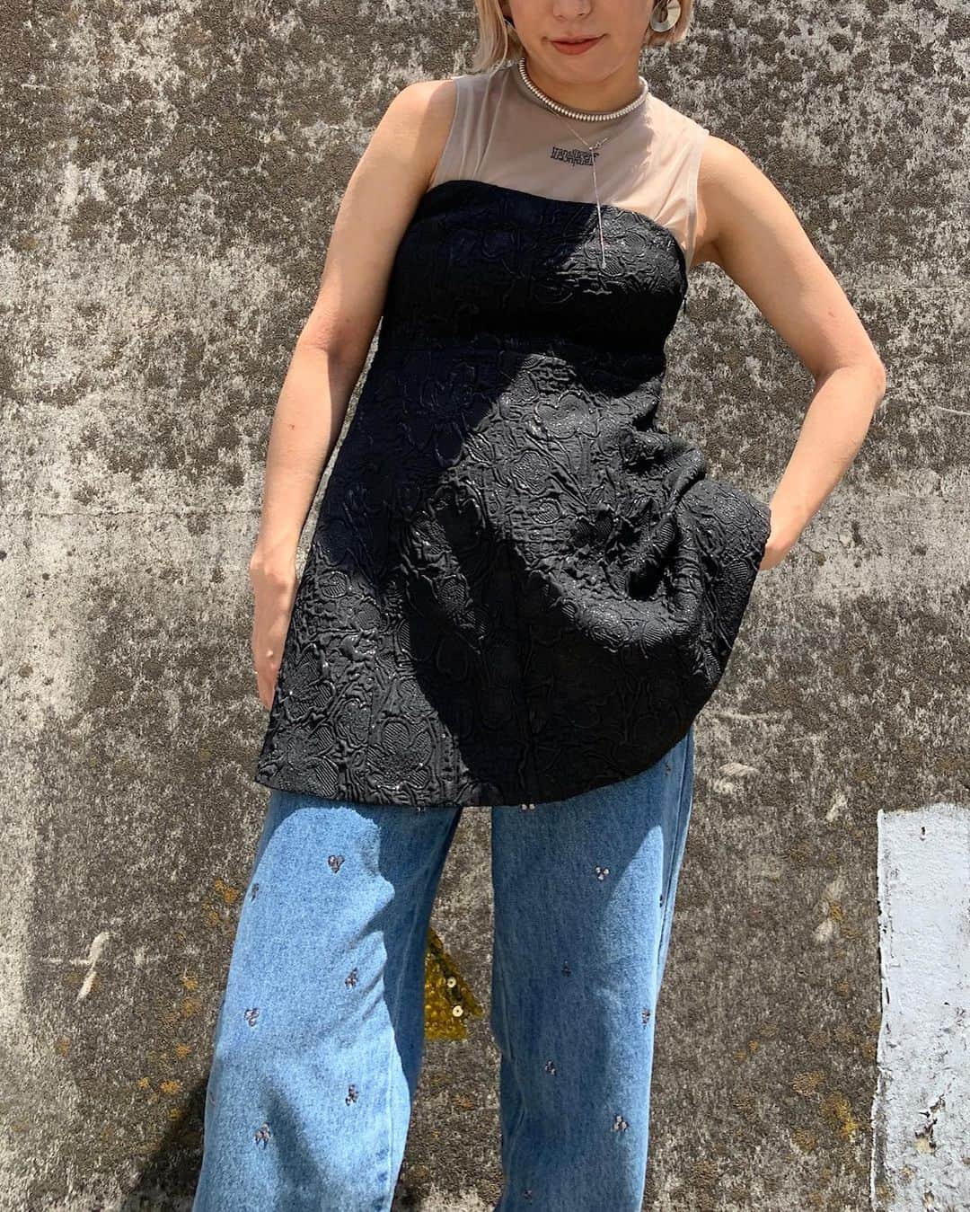 楽天 Ameri 新品♡ MEDI 2WAY JACQUARD BARE TOP♡ savingssafari.com
