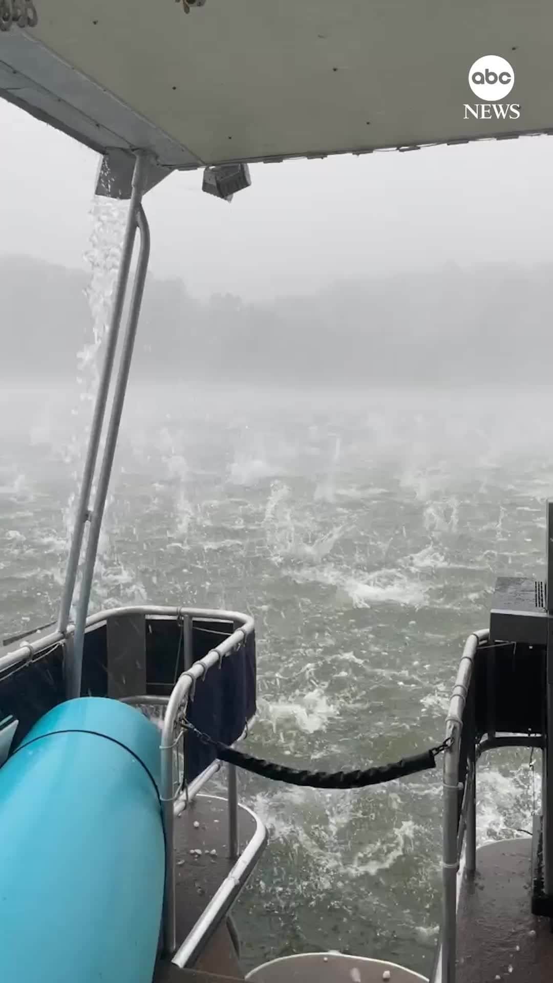 ABC Newsのインスタグラム：「Parts of Arkansas hit by large hail as severe thunderstorms roll through the region. MORE AT LINK IN BIO. #weather #hail #storm #arkansas #news」