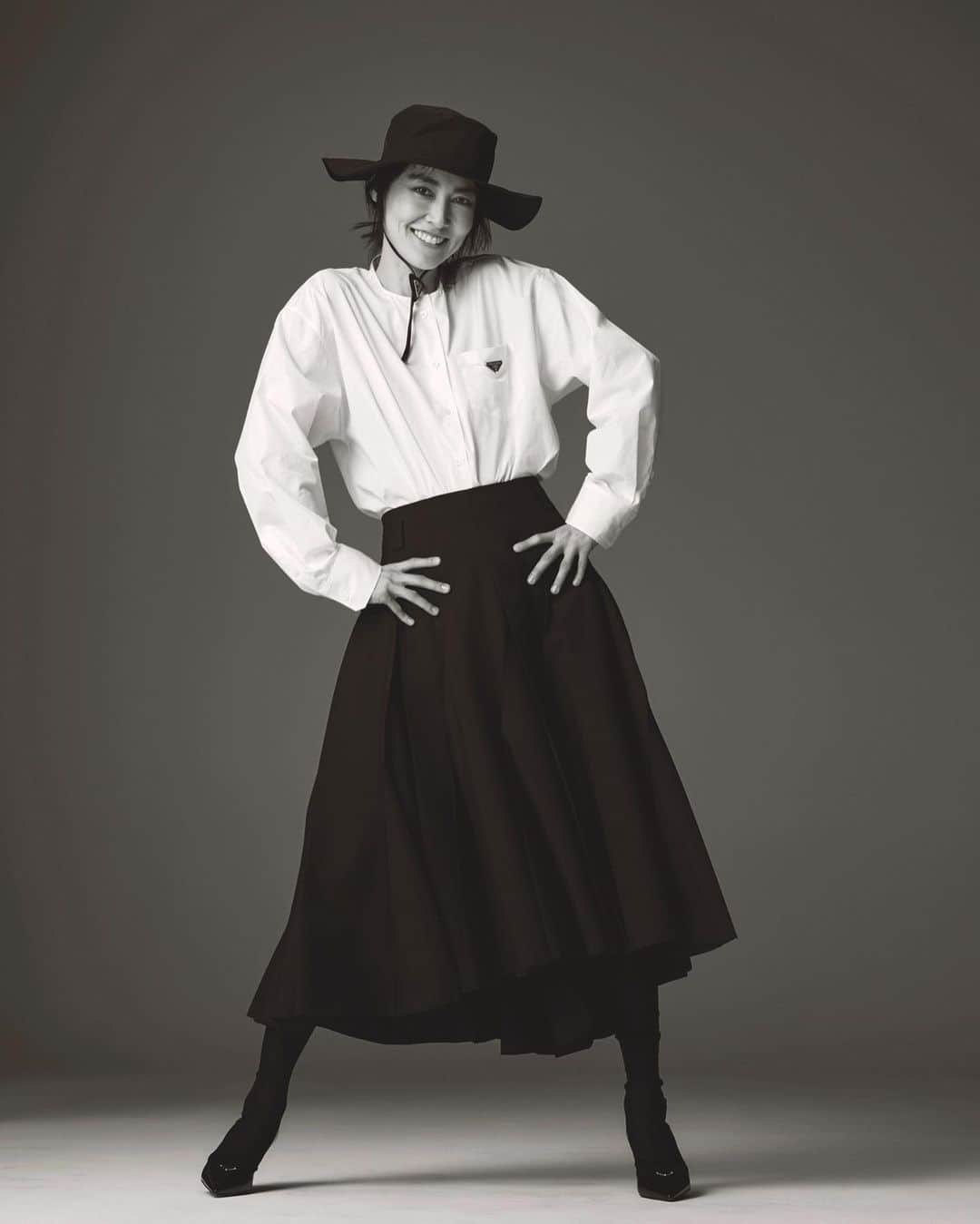 のインスタグラム：「🤍🖤🤍🖤  @precious.jp   #precious7月号 #preciousjp  photo @mitsuo_okamoto  styling @jewelryconcierge_m  hair @koichi_nishimura_  makeup @asamitaguchimua」