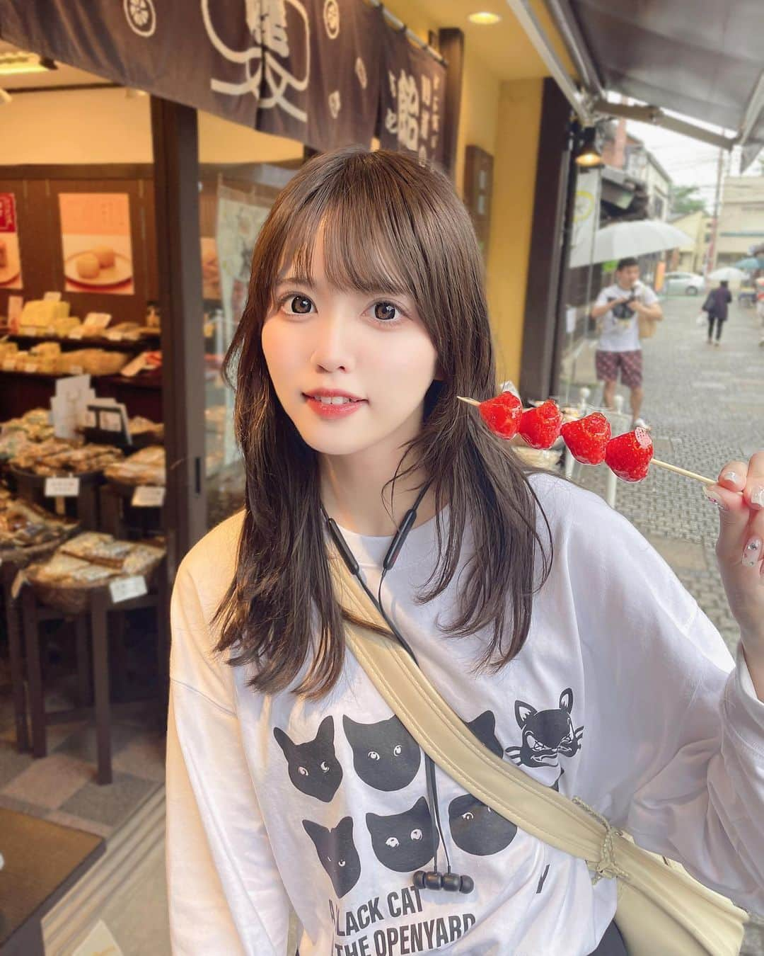 夏目一花さんのインスタグラム写真 - (夏目一花Instagram)「きょうは川越で食べ歩きしたよ〜〜美味しいものたくさん食べられて幸せ( ᷇࿁ ᷆ )🫶」6月15日 22時41分 - natsume_me__