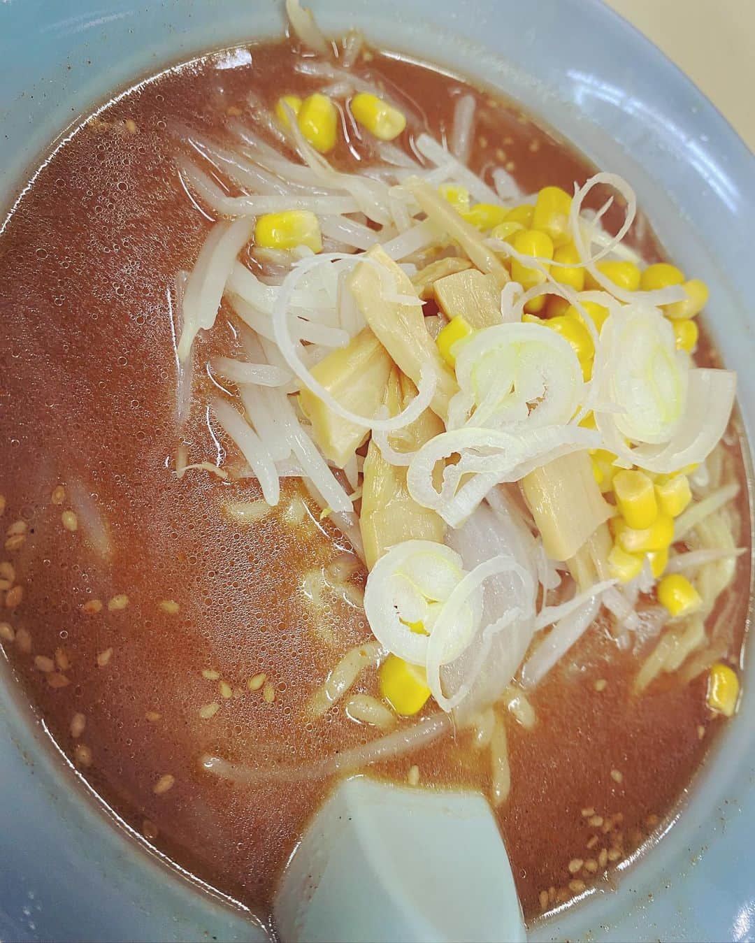 大谷雅恵のインスタグラム：「ふらっと北海道味噌ラーメン🍜  #道産子 #味噌ラーメン #熊ぼっこ」