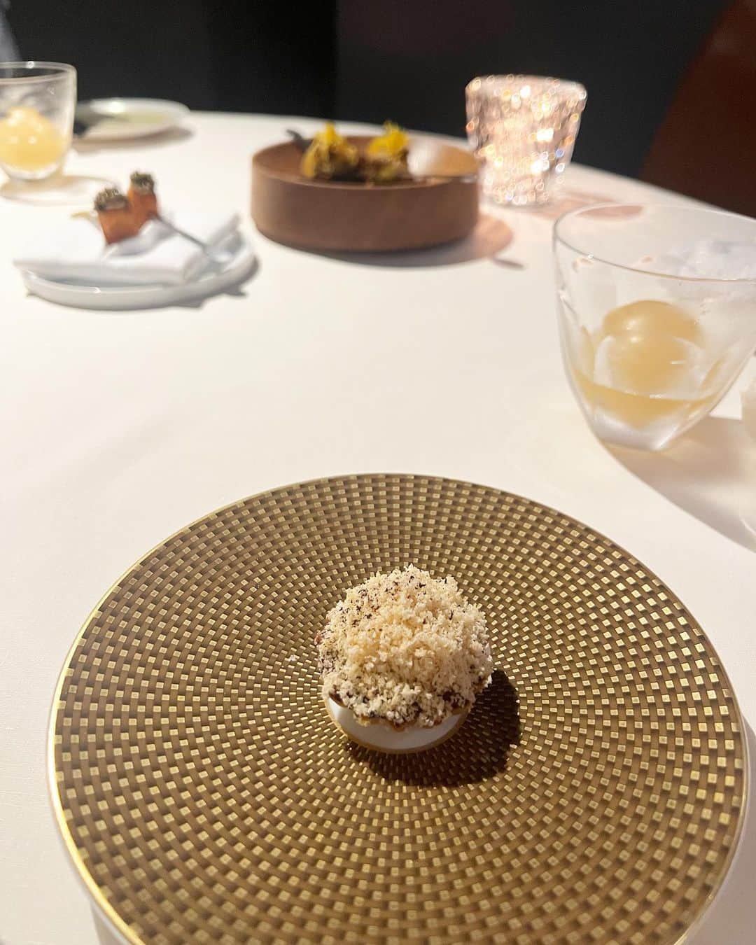 中村かなのインスタグラム：「🍽️  MUNI ALAIN DUCASSE  dinner♡」