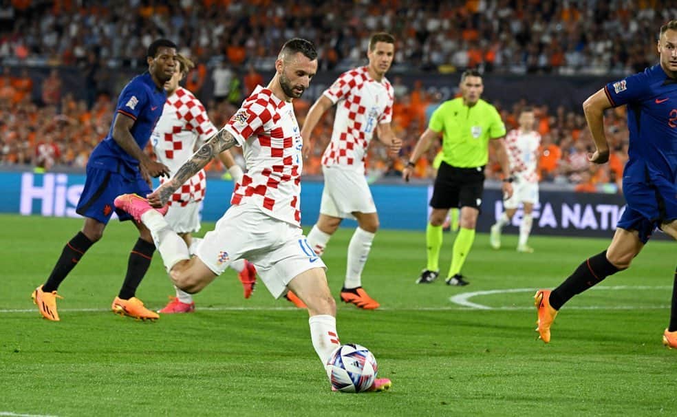 マルセロ・ブロゾビッチのインスタグラム：「What a game!! HRVATSKA ♥️」
