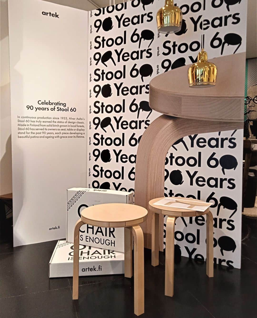 Artekさんのインスタグラム写真 - (ArtekInstagram)「Thank you @faraboli_arredamenti and @nest_co_uk for taking part in the 90 years of Stool 60 celebrations by sharing images of your great window displays.⁠ ⁠ #90yearsofstool60 ⁠」6月15日 16時05分 - artekglobal