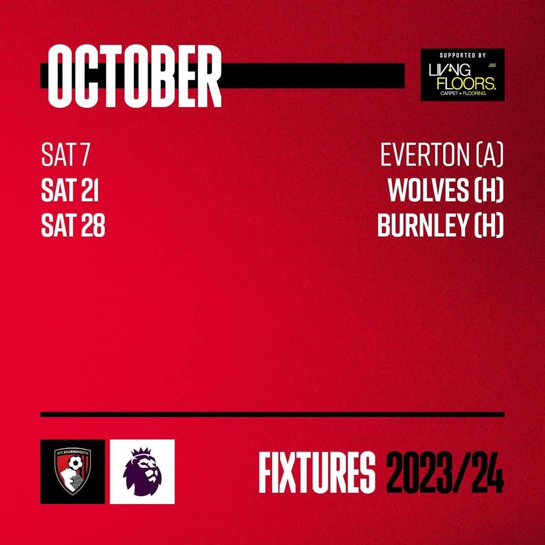 AFCボーンマスさんのインスタグラム写真 - (AFCボーンマスInstagram)「Our 2023/24 fixtures are here ✅  Which games are you looking forward to the most? 🙌」6月15日 17時00分 - afcb