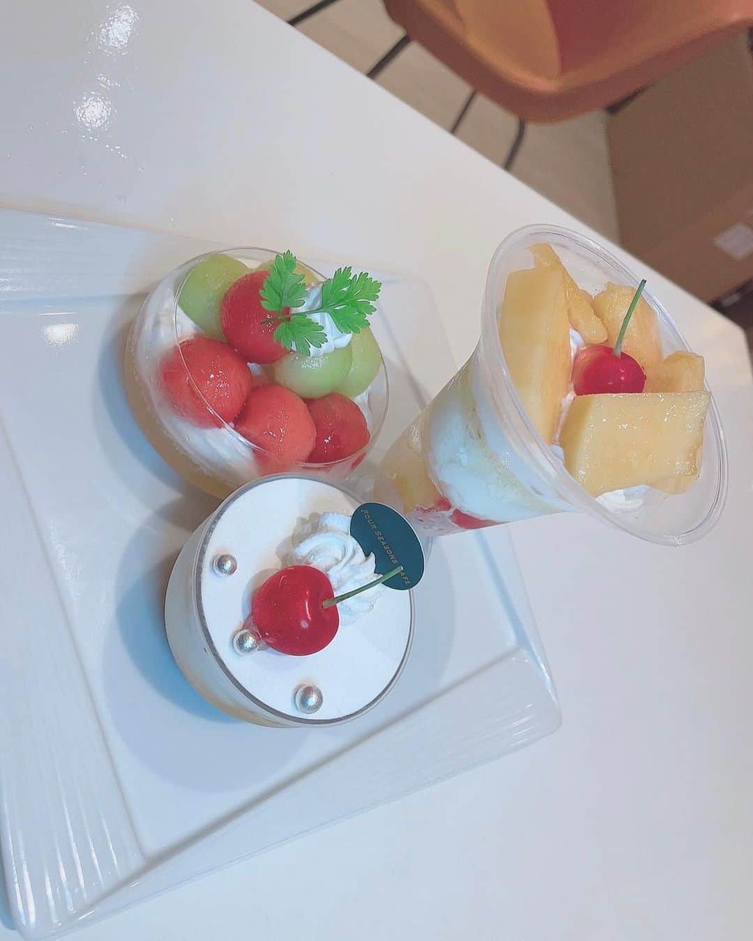 上田ミルキィさんのインスタグラム写真 - (上田ミルキィInstagram)「🥭🍰🍝🧡  (📸西葛西リク撮)」6月15日 18時06分 - milky.ueda1023