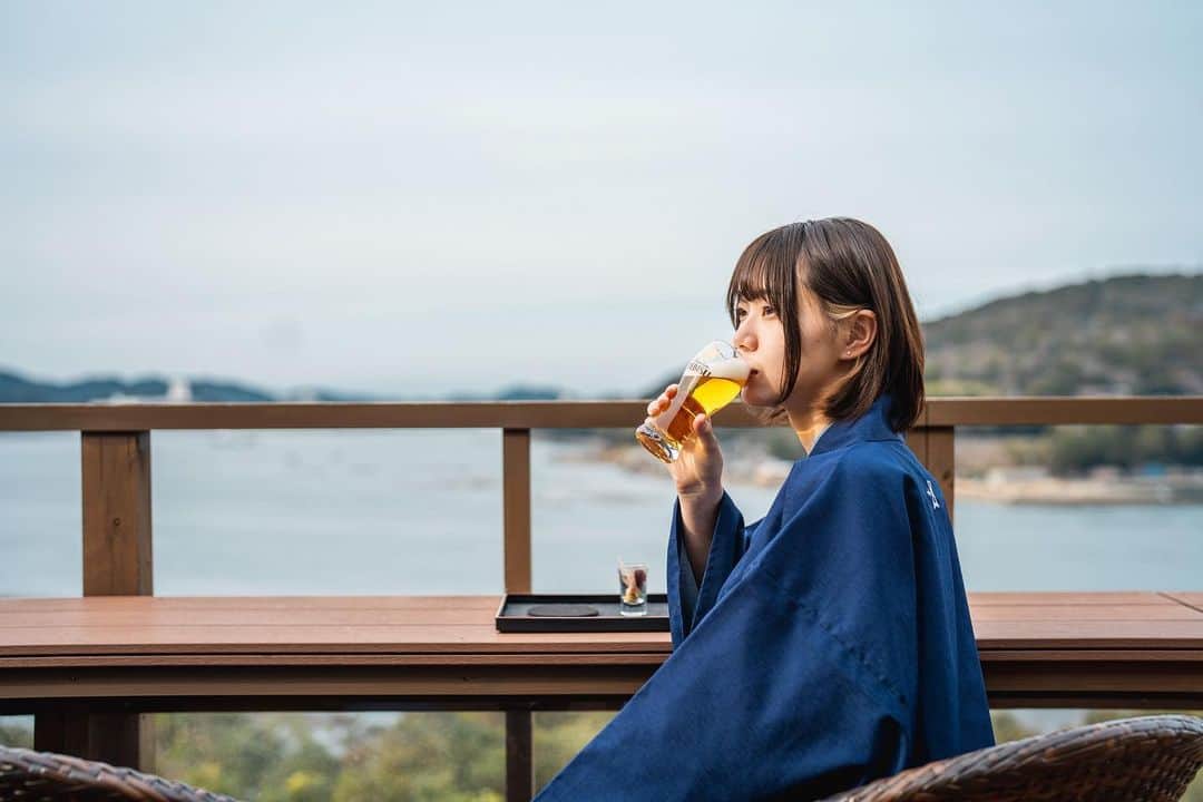 いけちゃんのインスタグラム：「三重県でビールをぐびぐび🍻  #三重県 #三重観光」
