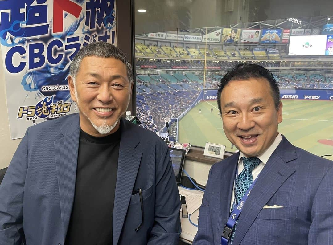 CBCテレビ アナウンス部さんのインスタグラム写真 - (CBCテレビ アナウンス部Instagram)「⚾️今晩の #cbcドラゴンズナイター は、#清原和博 さんの解説です！あの夏の決勝戦『甲子園は清原のためにあるのか〜』の名実況を小6で聴き、アナウンサーに憧れた #宮部アナ と！  #ドラ魂キング #ドラゴンズナイター最前線 #cbcドラゴンズナイター」6月15日 18時07分 - cbc.announcer